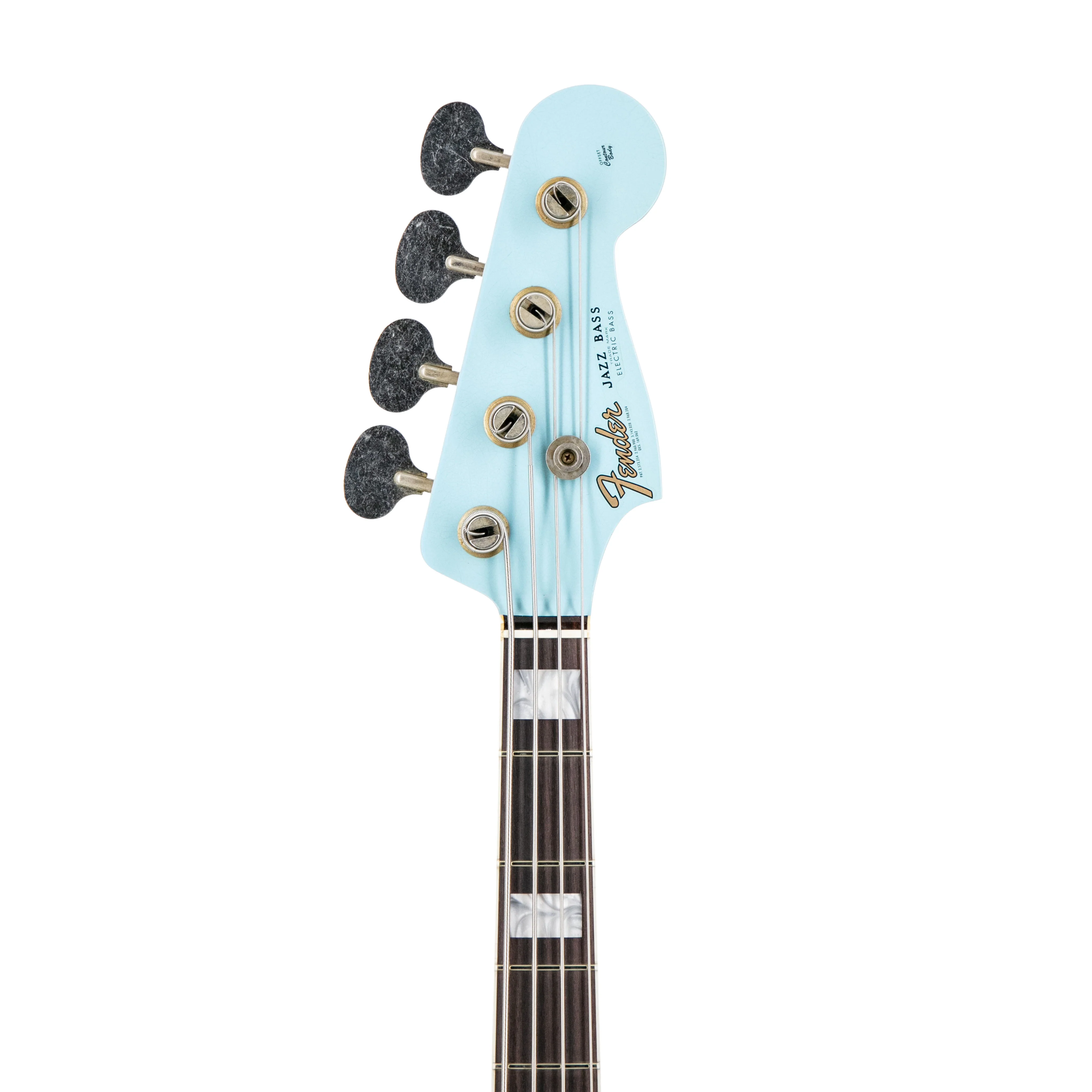 Fender Custom Shop Limited Edition 1966 Jazz Bass Journeyman Guitar, Aged Daphne Blue - Image 7