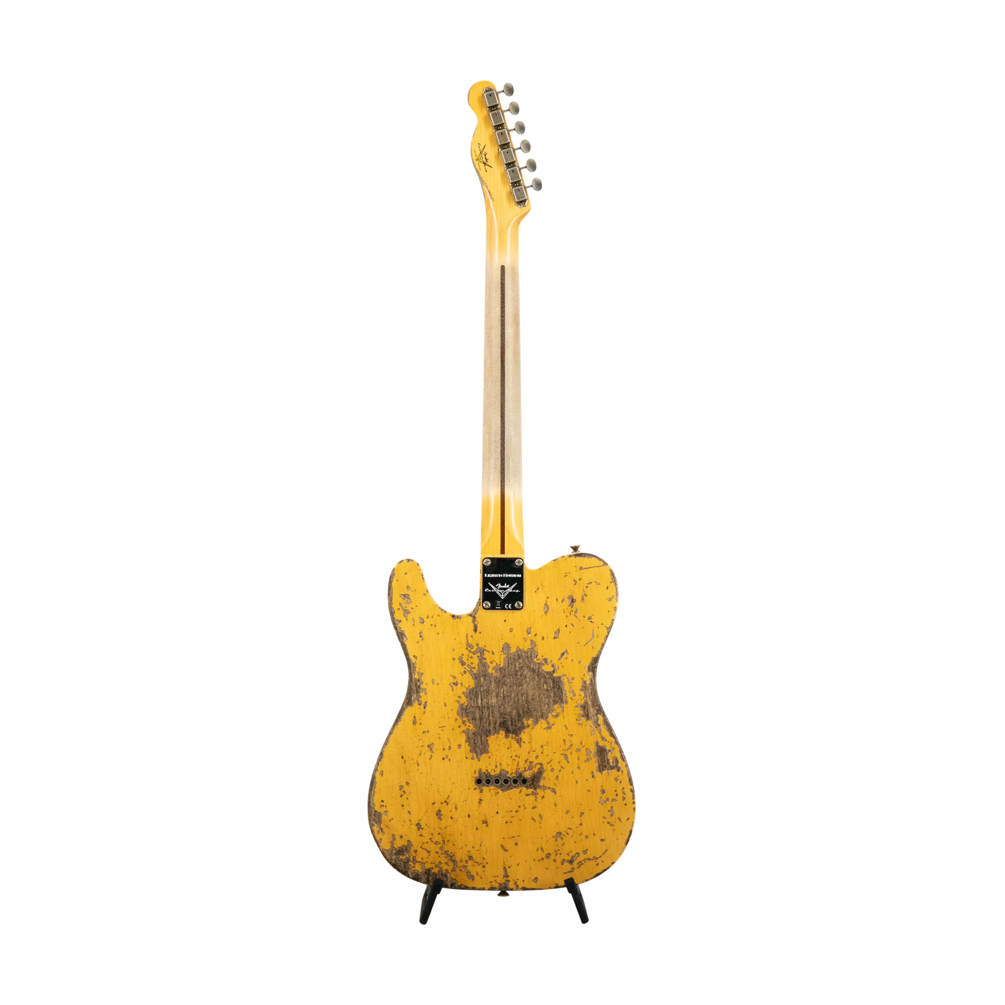 Fender Custom Shop Ltd Ed 1950 "Cocked Wah" Pine Esquire Super Heavy Relic, Aged Nocaster Blonde - Image 2