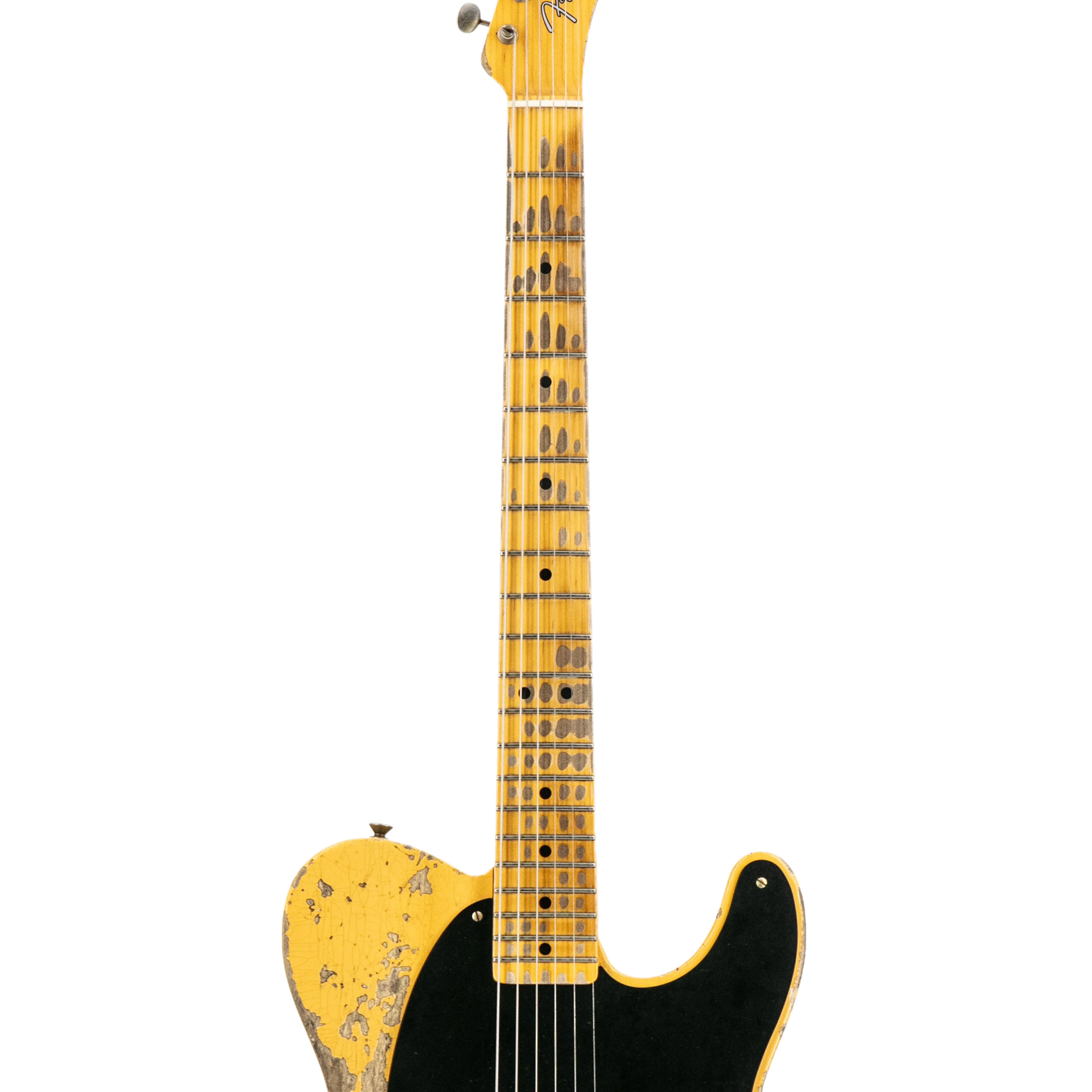 Fender Custom Shop Ltd Ed 1950 "Cocked Wah" Pine Esquire Super Heavy Relic, Aged Nocaster Blonde - Image 5