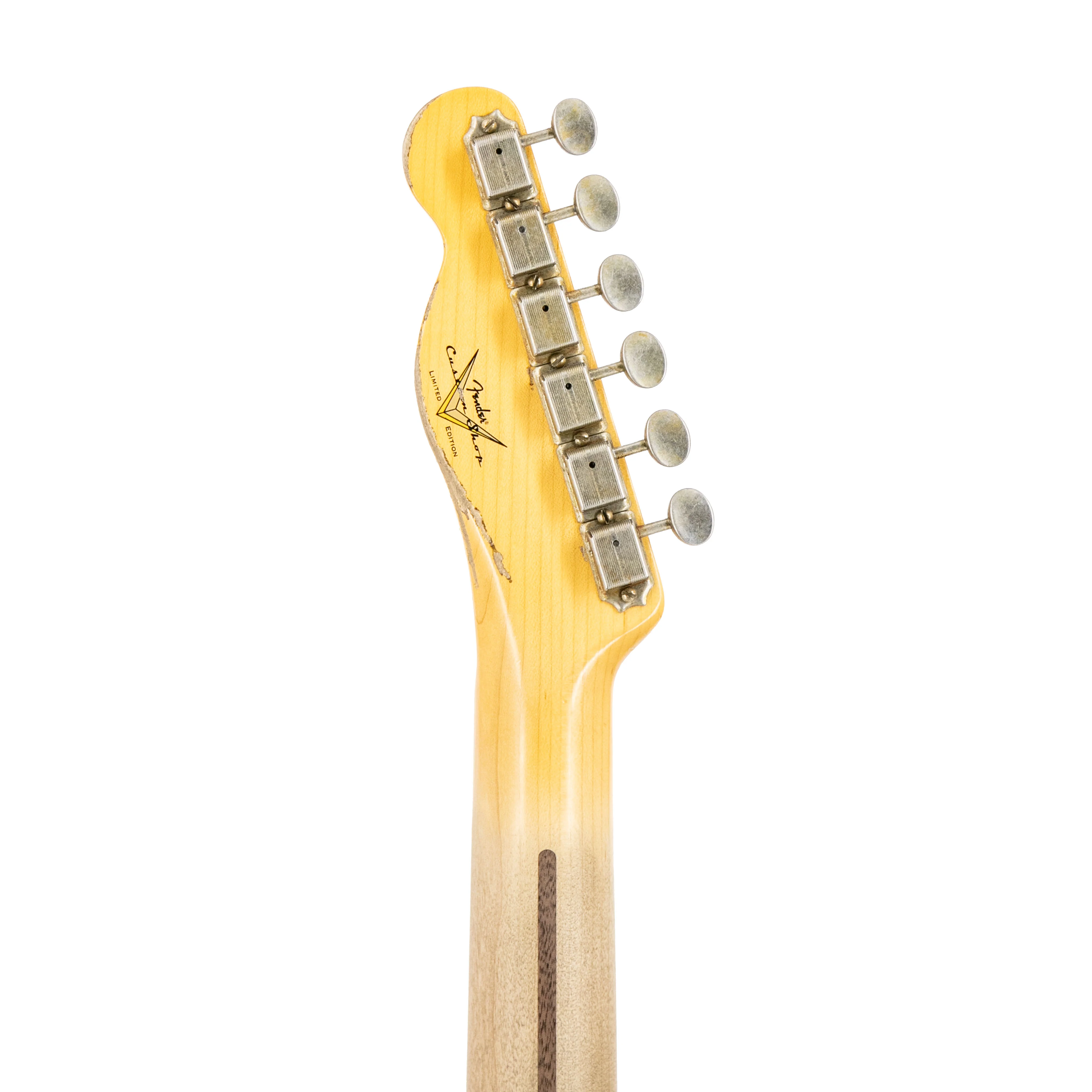 Fender Custom Shop Ltd Ed 1950 "Cocked Wah" Pine Esquire Super Heavy Relic, Aged Nocaster Blonde - Image 8