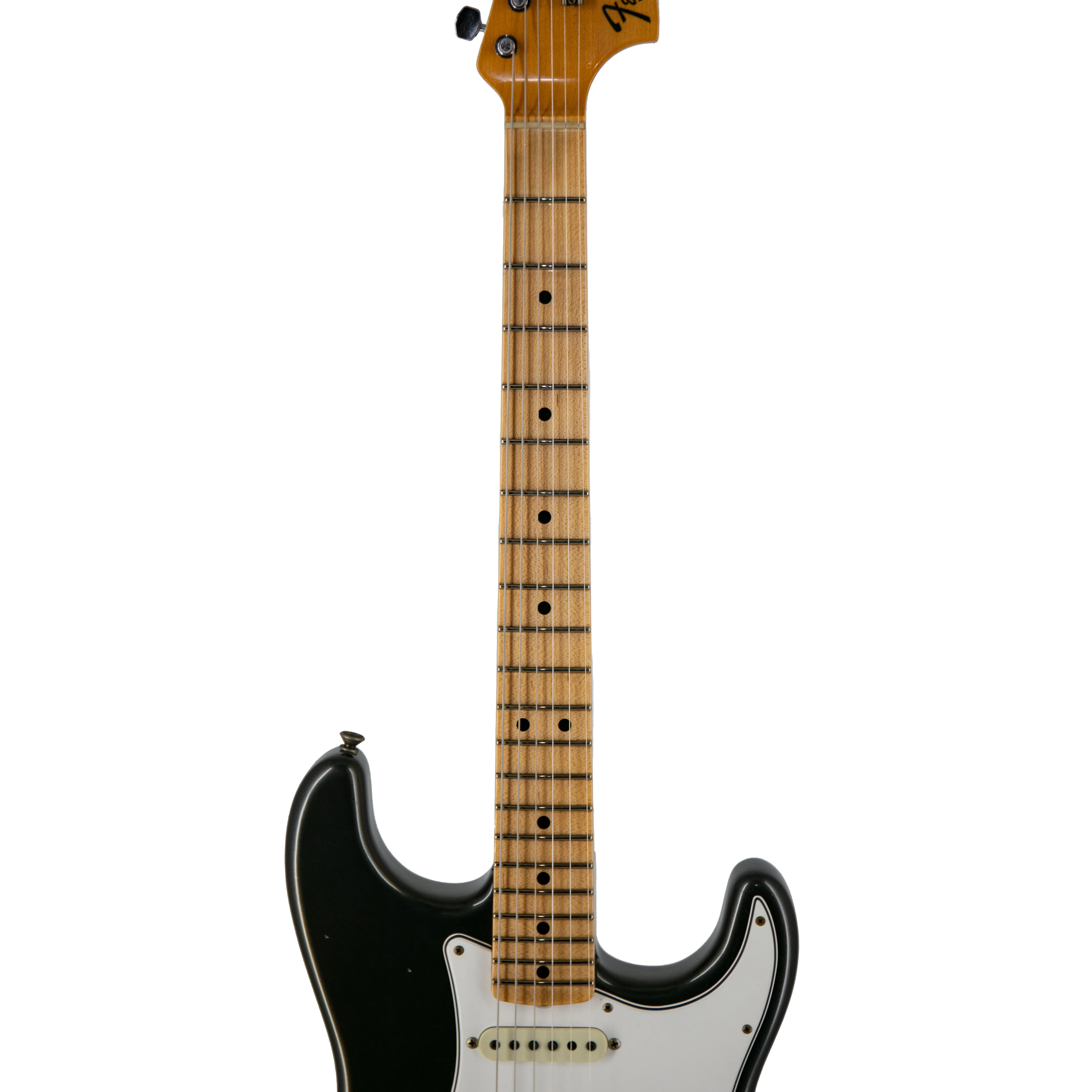 Fender Custom Shop Ltd Ed 1963 Stratocaster Relic Electric Guitar, Aged Charcoal Frost Metallic - Image 5