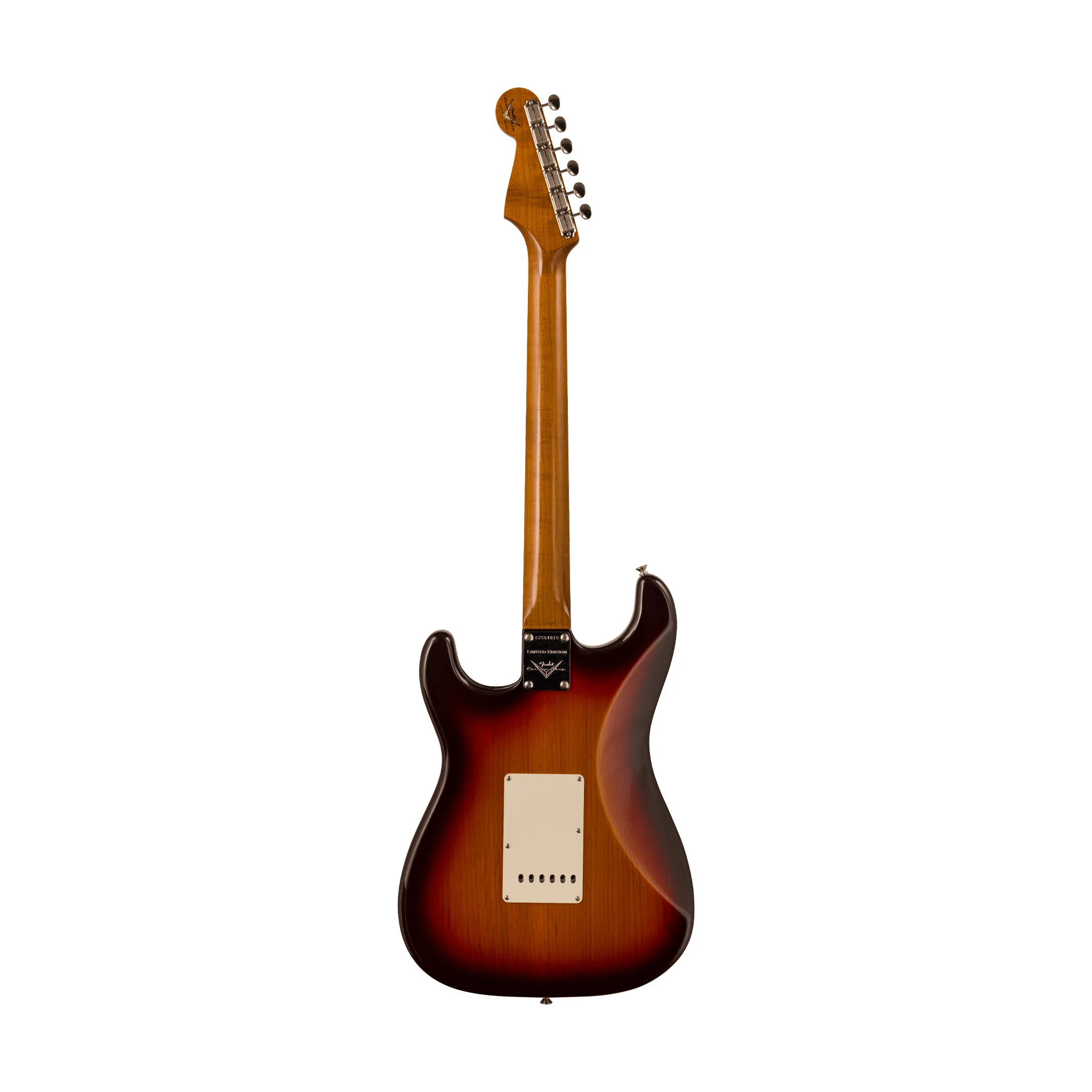 Fender Custom Shop Ltd Ed Roasted Pine Stratocaster Deluxe Closet Classic, Chocolate 3-Color Sunburst - Image 2