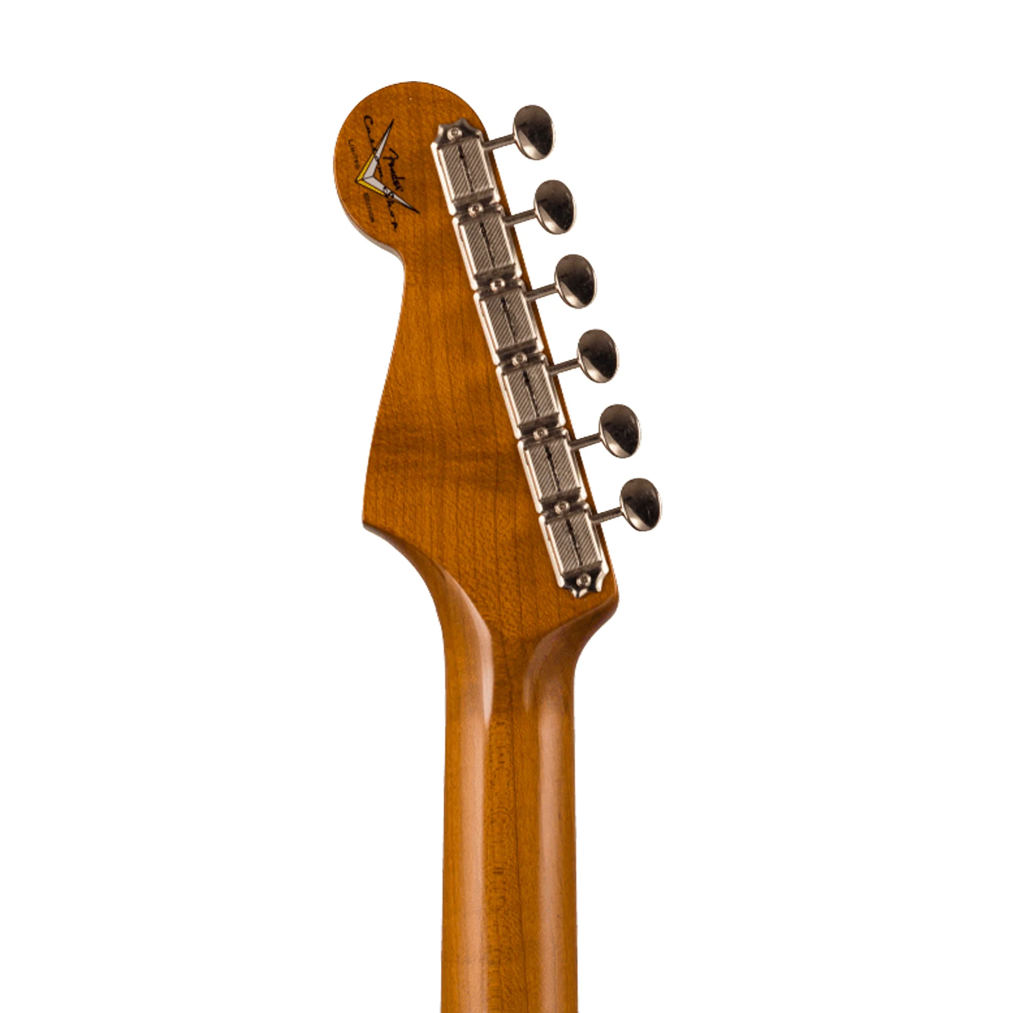 Fender Custom Shop Ltd Ed Roasted Pine Stratocaster Deluxe Closet Classic, Chocolate 3-Color Sunburst - Image 6