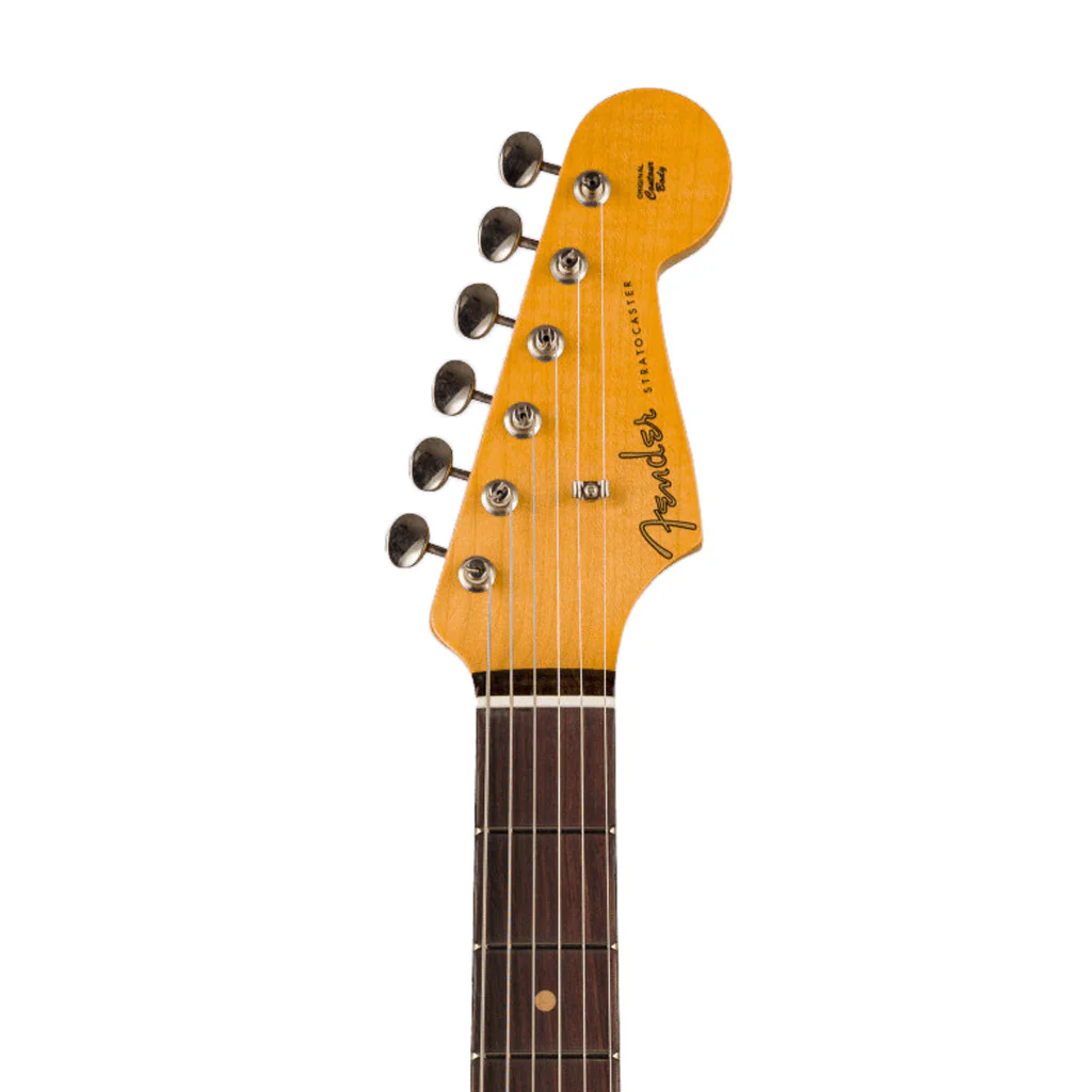 Fender Custom Shop Vintage Custom 1959 Hardtail Stratocaster Electric Guitar, Chocolate 3-Tone Sunburst - Image 5