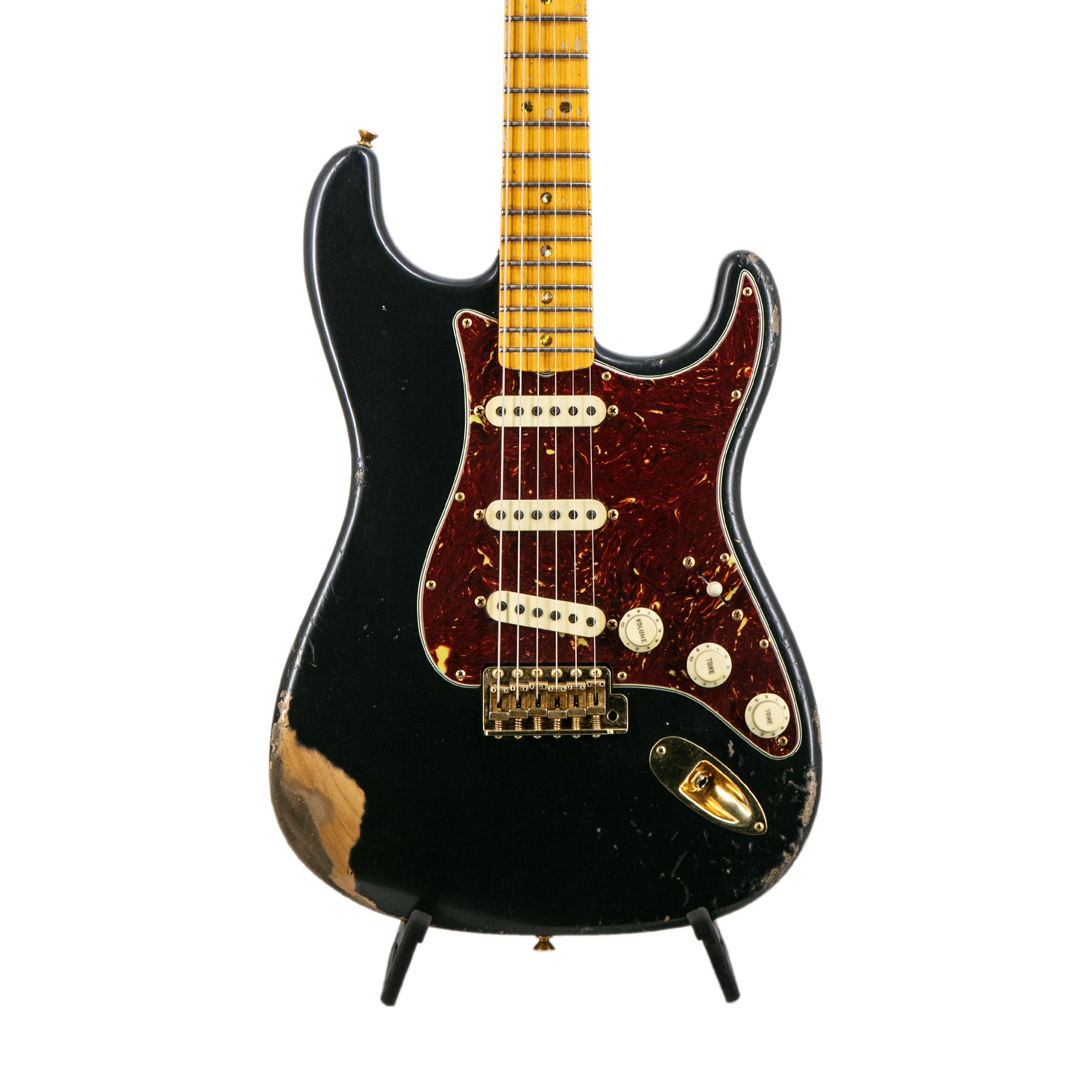 Fender Custom Shop Yuriy Shishkov Masterbuilt Late 1960 Stratocaster Relic, Mercedes Blue - Image 3