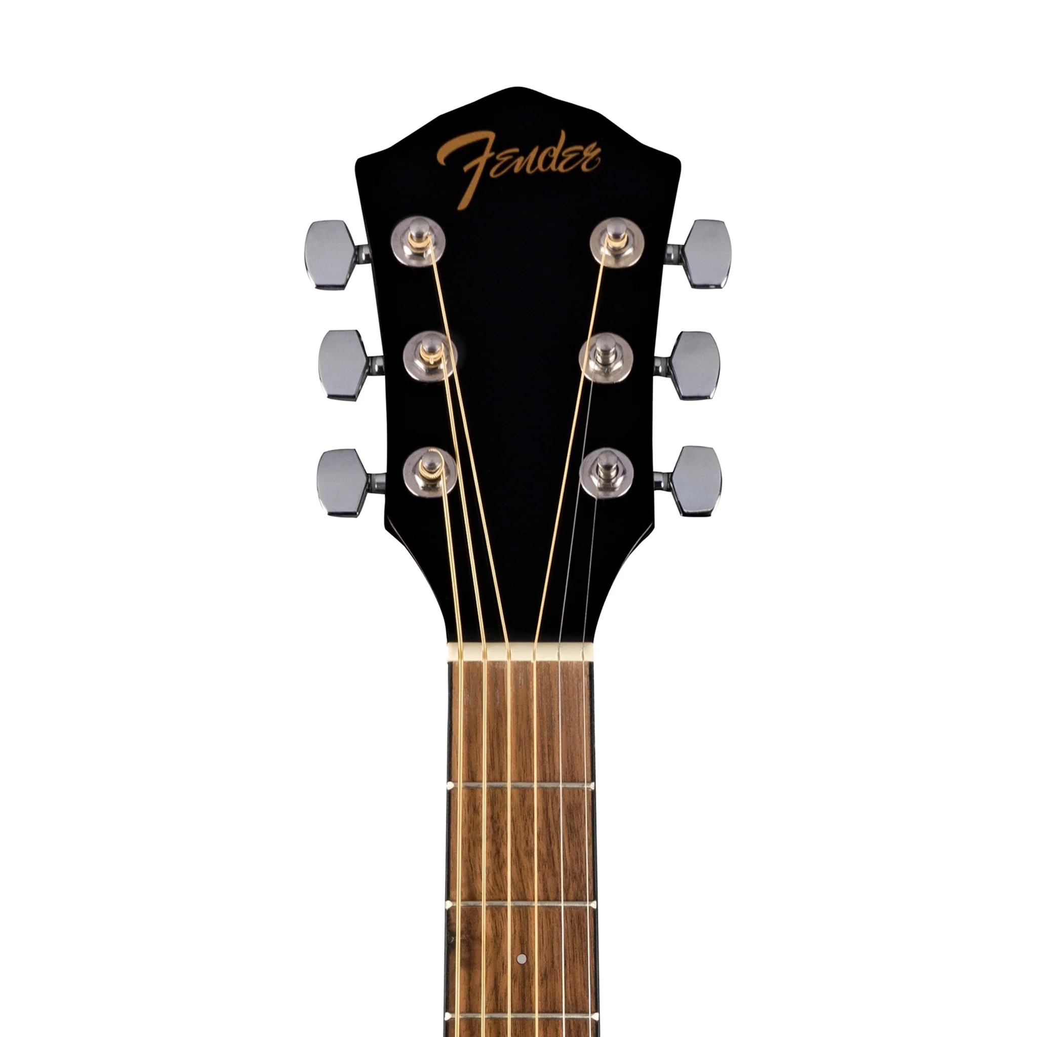 Fender FA-125CE Dreadnought Acoustic Guitar, Walnut FB, Black - Image 5