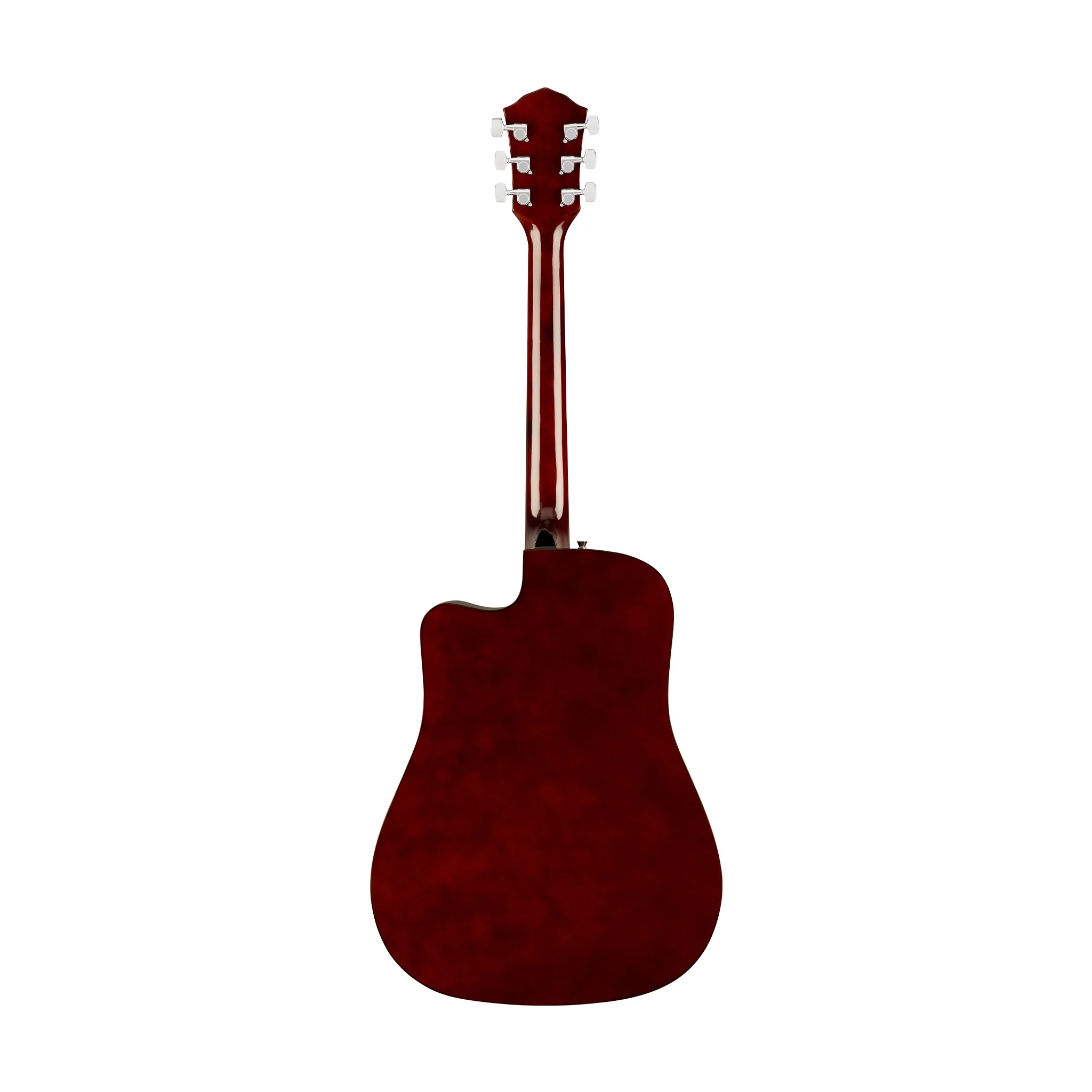 Fender FA-125CE Dreadnought Acoustic Guitar, Walnut FB, Natural - Image 2