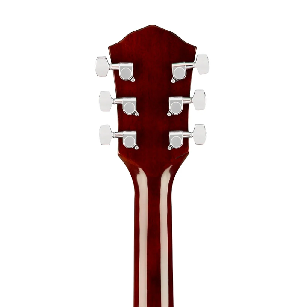 Fender FA-125CE Dreadnought Acoustic Guitar, Walnut FB, Natural - Image 6