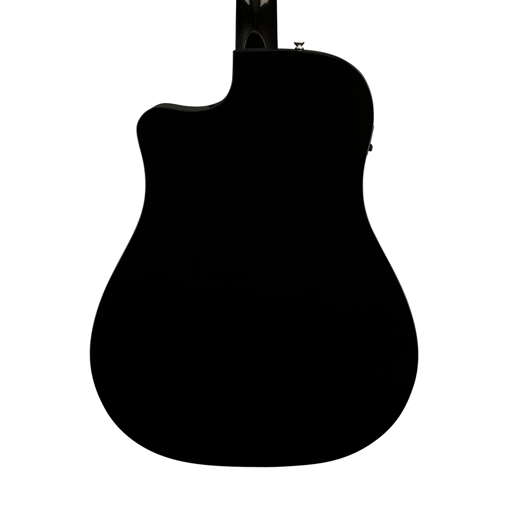 Fender FA-125CE Dreadnought Acoustic Guitar, Walnut FB, Sunburst - Image 4