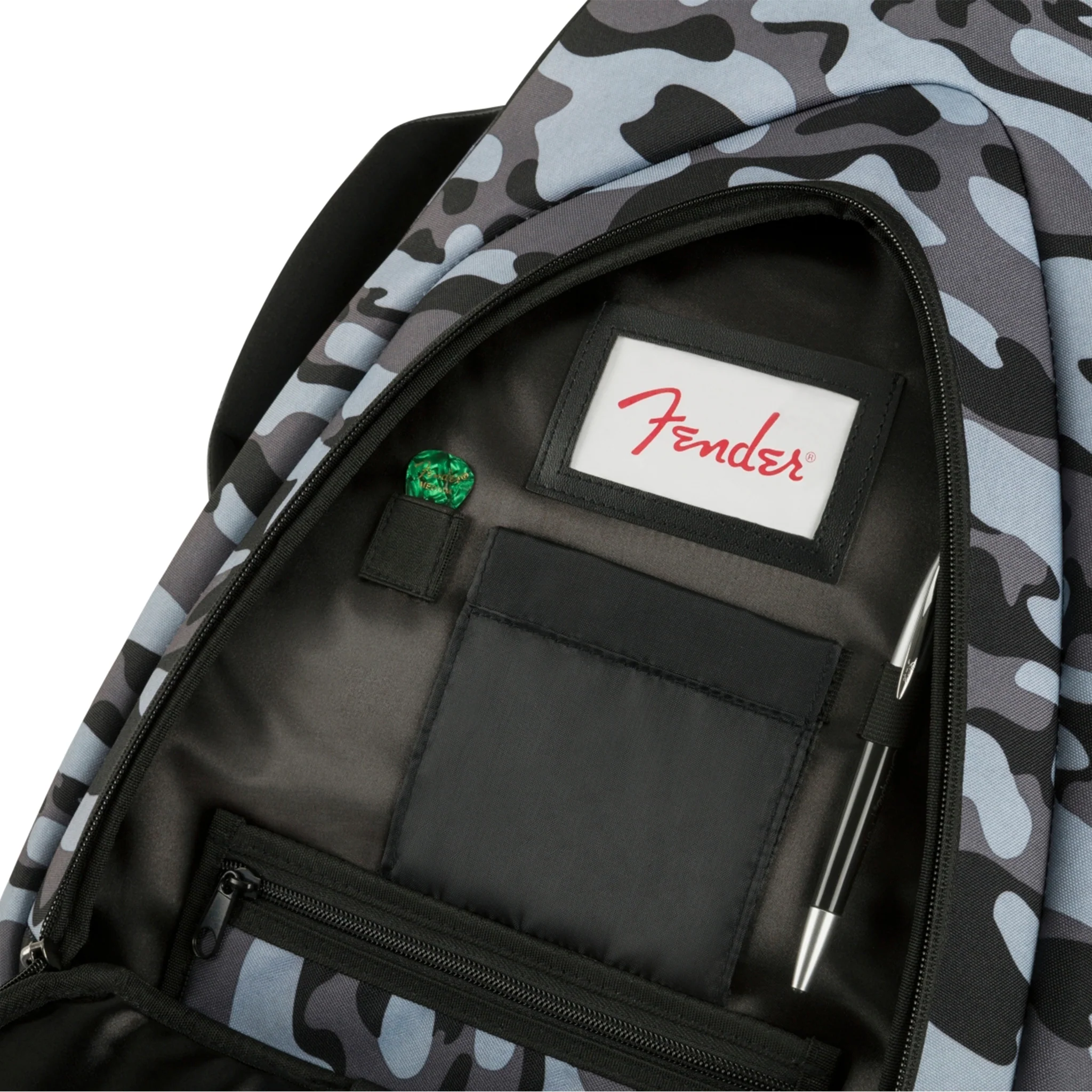 Fender FE920 Electric Guitar Gig Bag, Winter Camo - Image 6