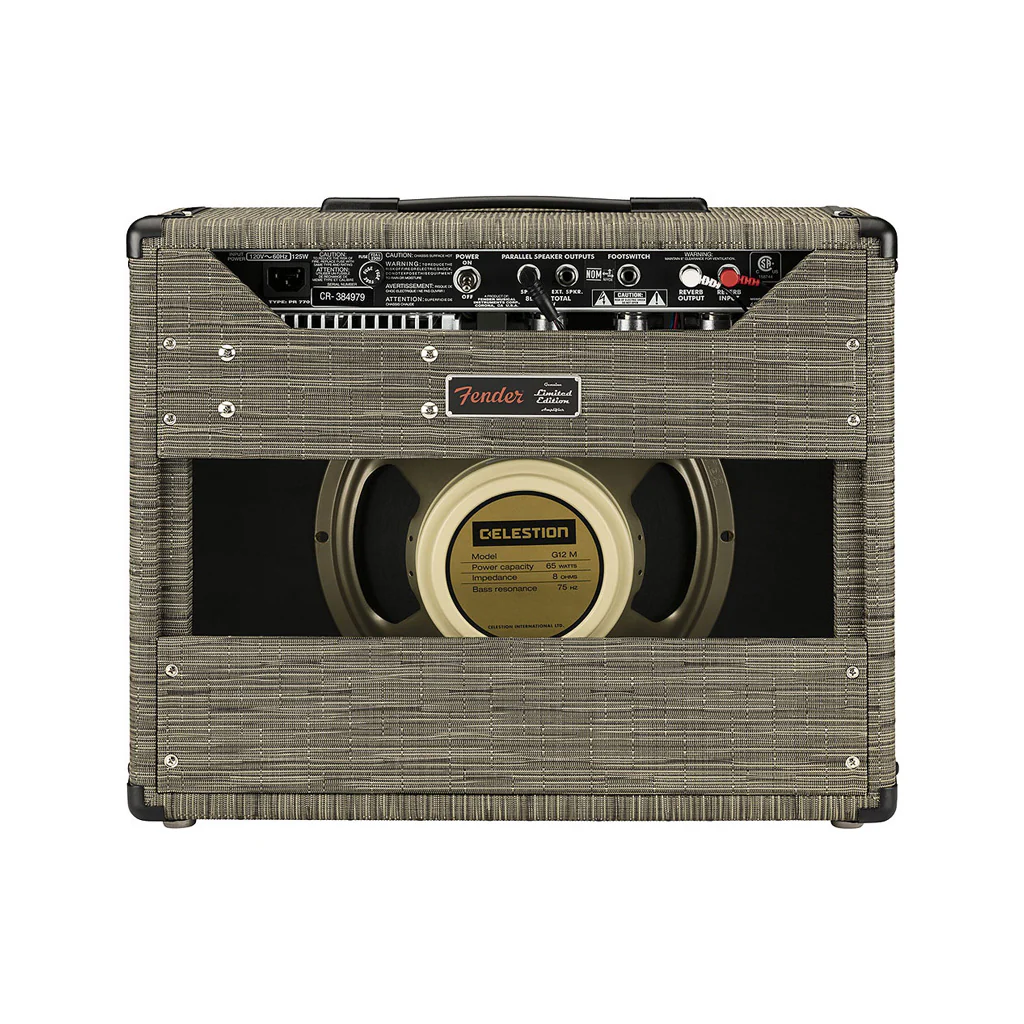Fender FSR 65 Princeton Tube Combo Amplifier, Chilewich Bamboo Charcoal, 230V EU - Image 2