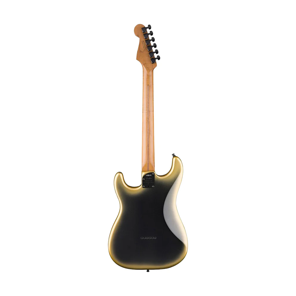 Fender FSR American Professional II Stratocaster HSS Electric Guitar, Maple FB, Gold Night w/MHC - Image 2