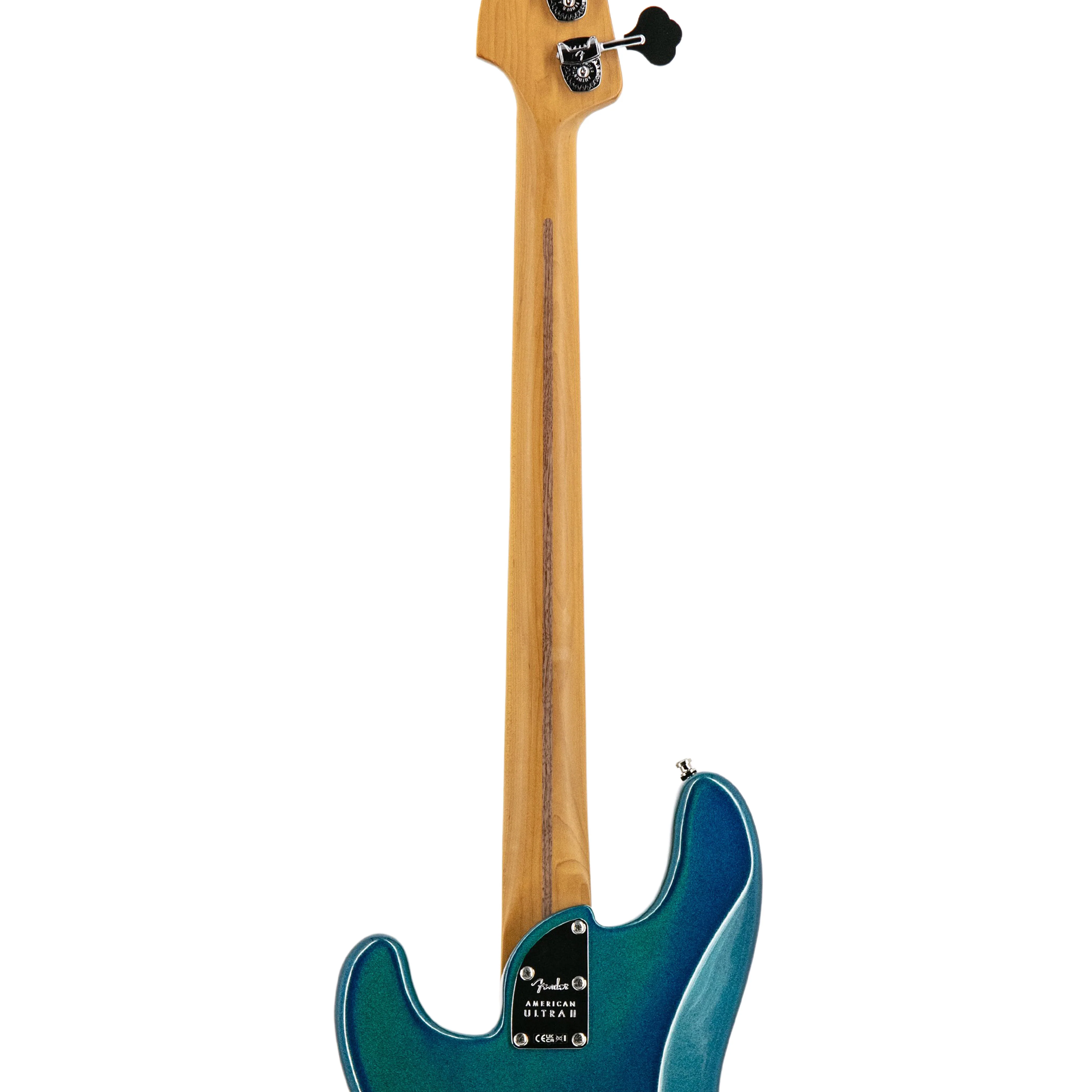 Fender FSR American Ultra II Precision Bass Guitar, Roasted Maple FB, Aurora Metallic - Image 6