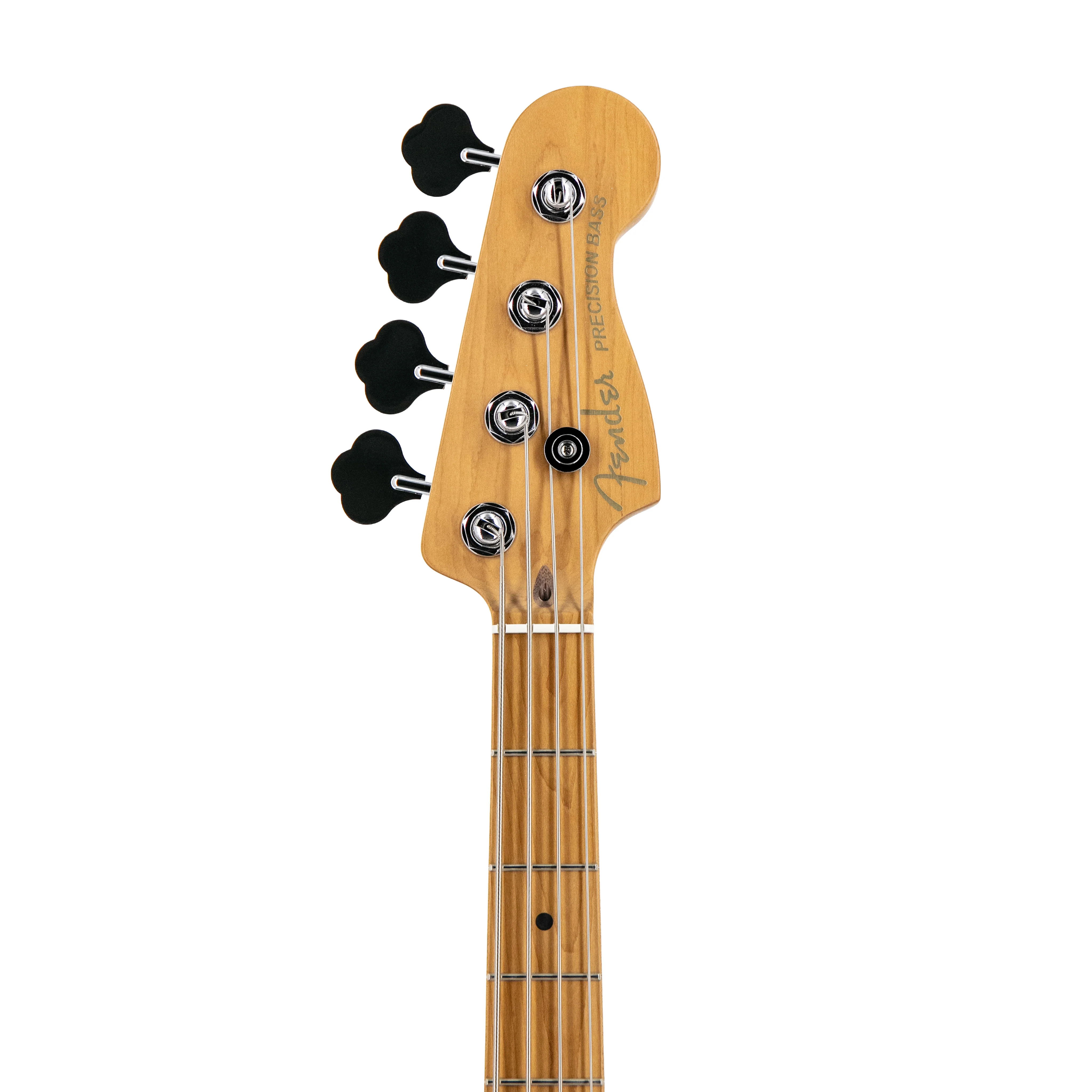 Fender FSR American Ultra II Precision Bass Guitar, Roasted Maple FB, Aurora Metallic - Image 7