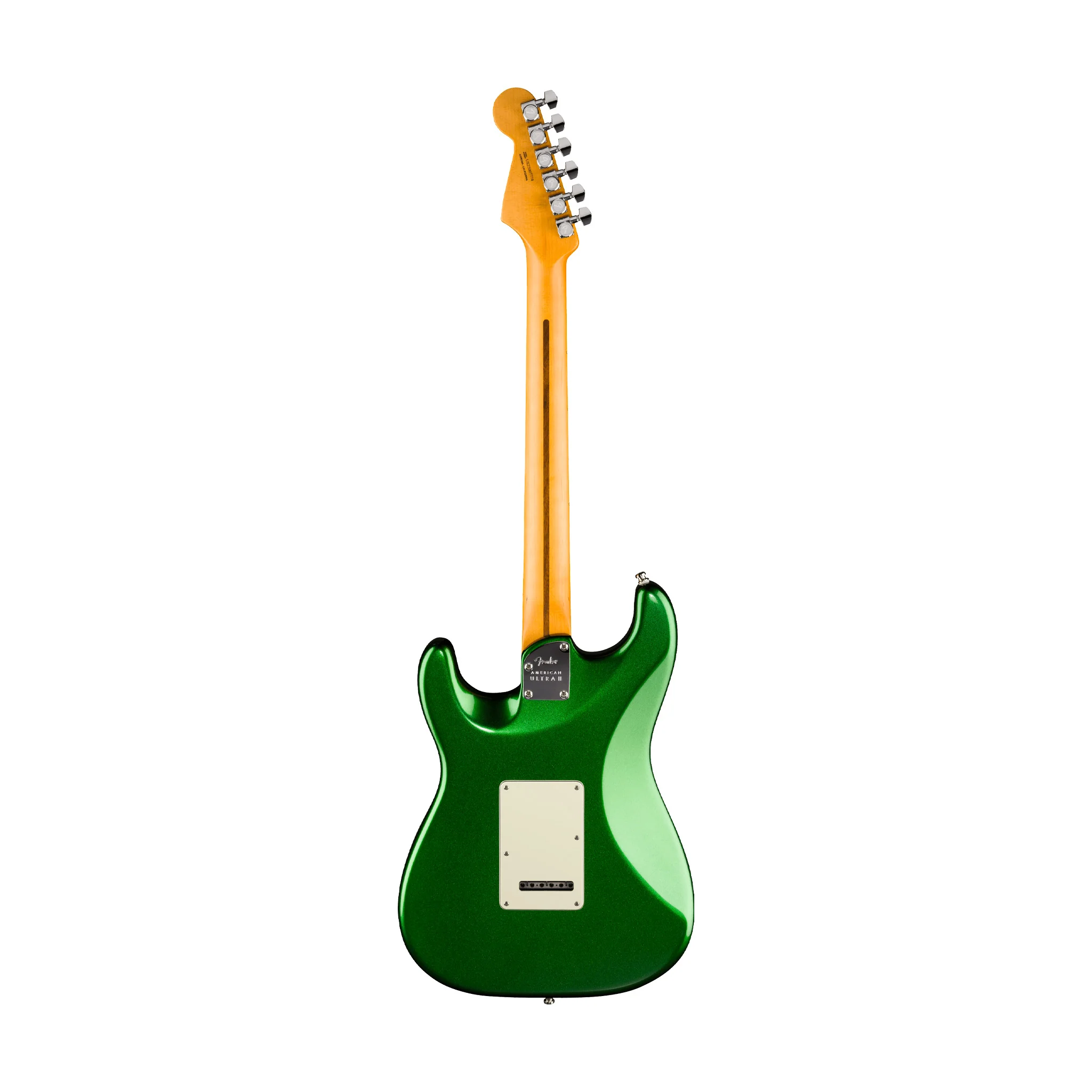 Fender FSR American Ultra II Stratocaster Electric Guitar, Roasted Maple FB, Candy Green Metallic - Image 2