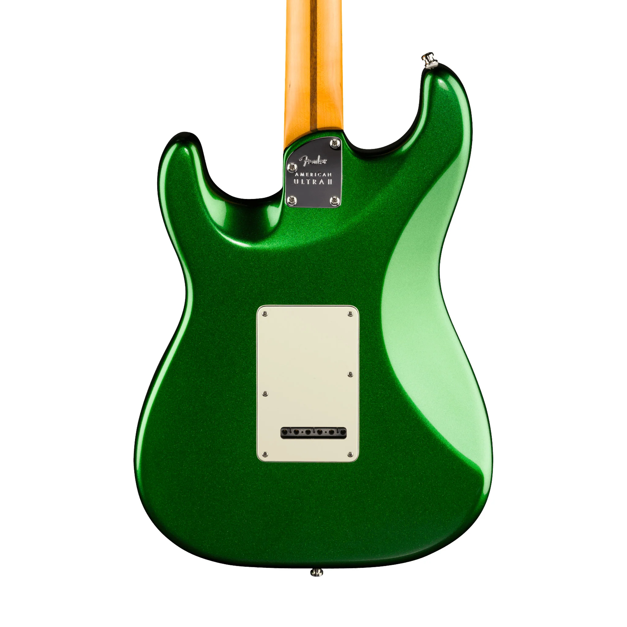 Fender FSR American Ultra II Stratocaster Electric Guitar, Roasted Maple FB, Candy Green Metallic - Image 4