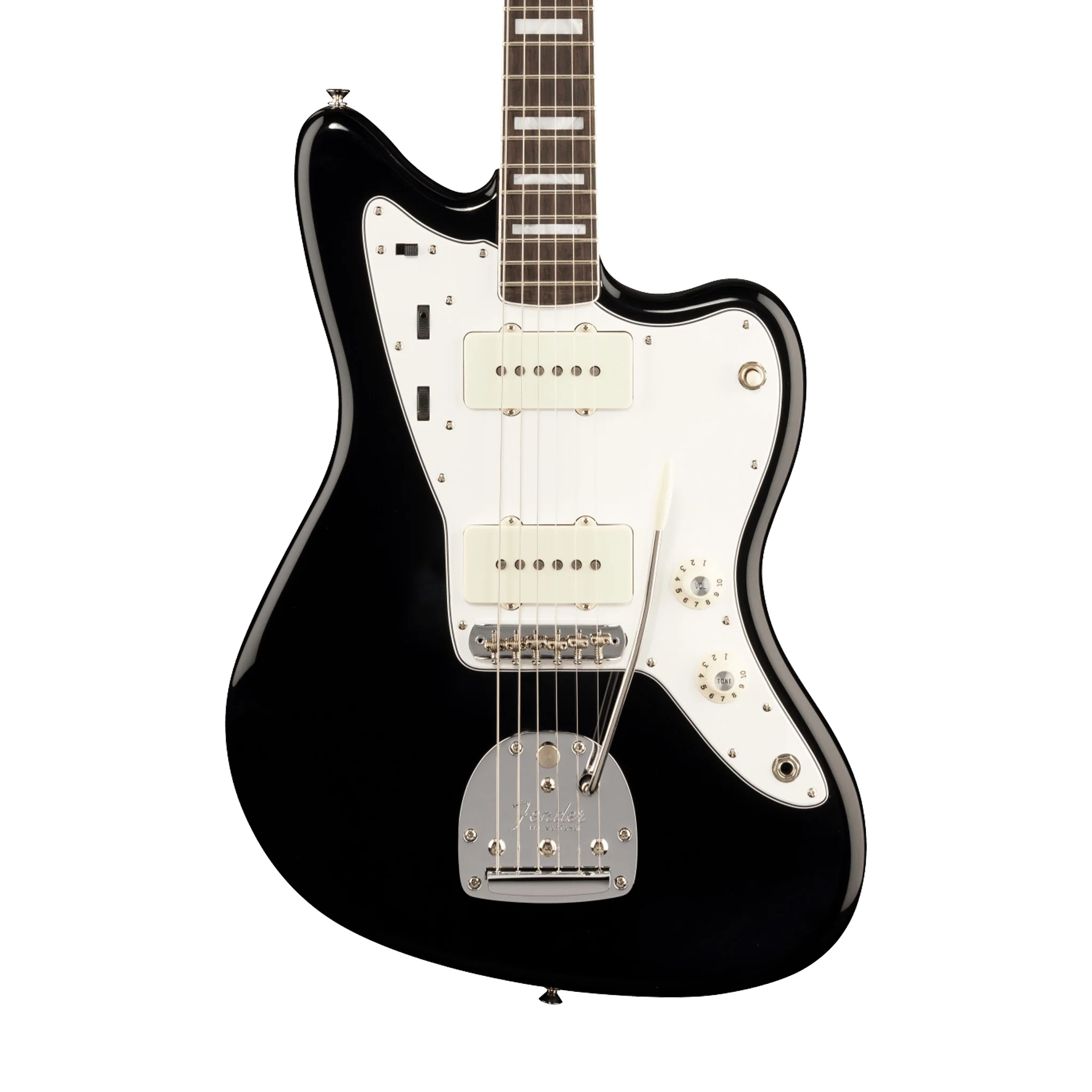 Fender FSR American Vintage II 66 Jazzmaster Electric Guitar, RW FB, Black - Image 3
