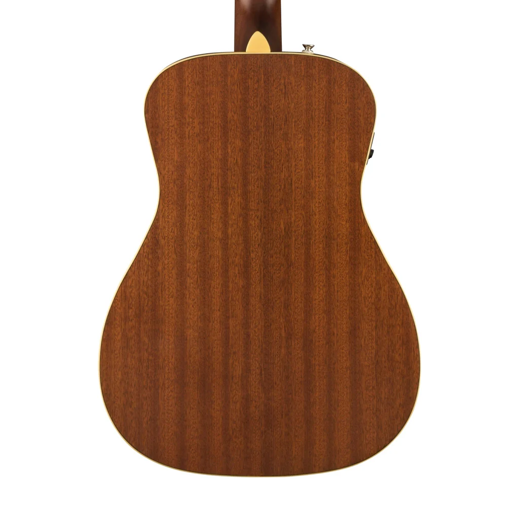 Fender FSR California Malibu Player Small-Bodied Acoustic Guitar, Walnut FB, Shell Pink - Image 5