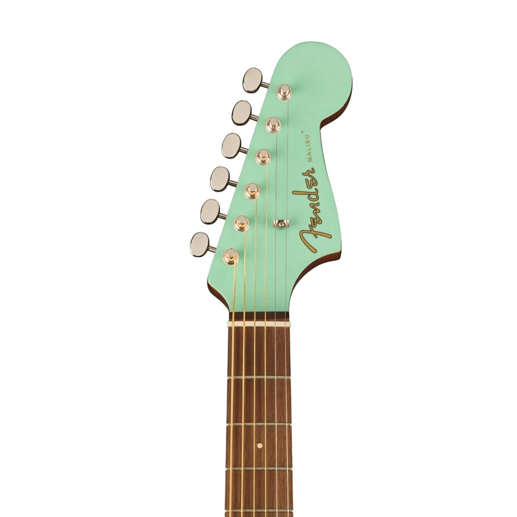 Fender FSR California Malibu Player Small-Bodied Acoustic Guitar, Walnut FB, Surf Green - Image 3