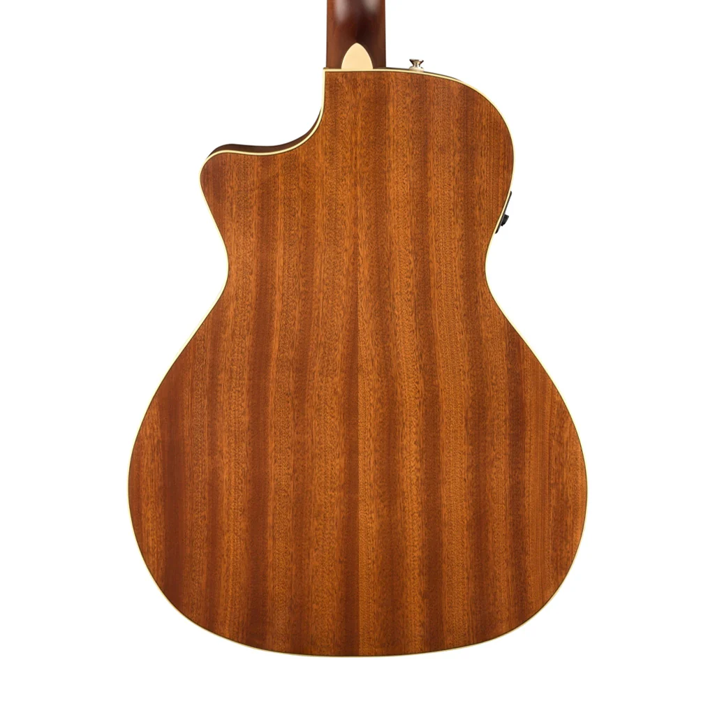 Fender FSR California Newporter Player Medium-Sized Acoustic Guitar, Walnut FB, All-Mahogany - Image 5