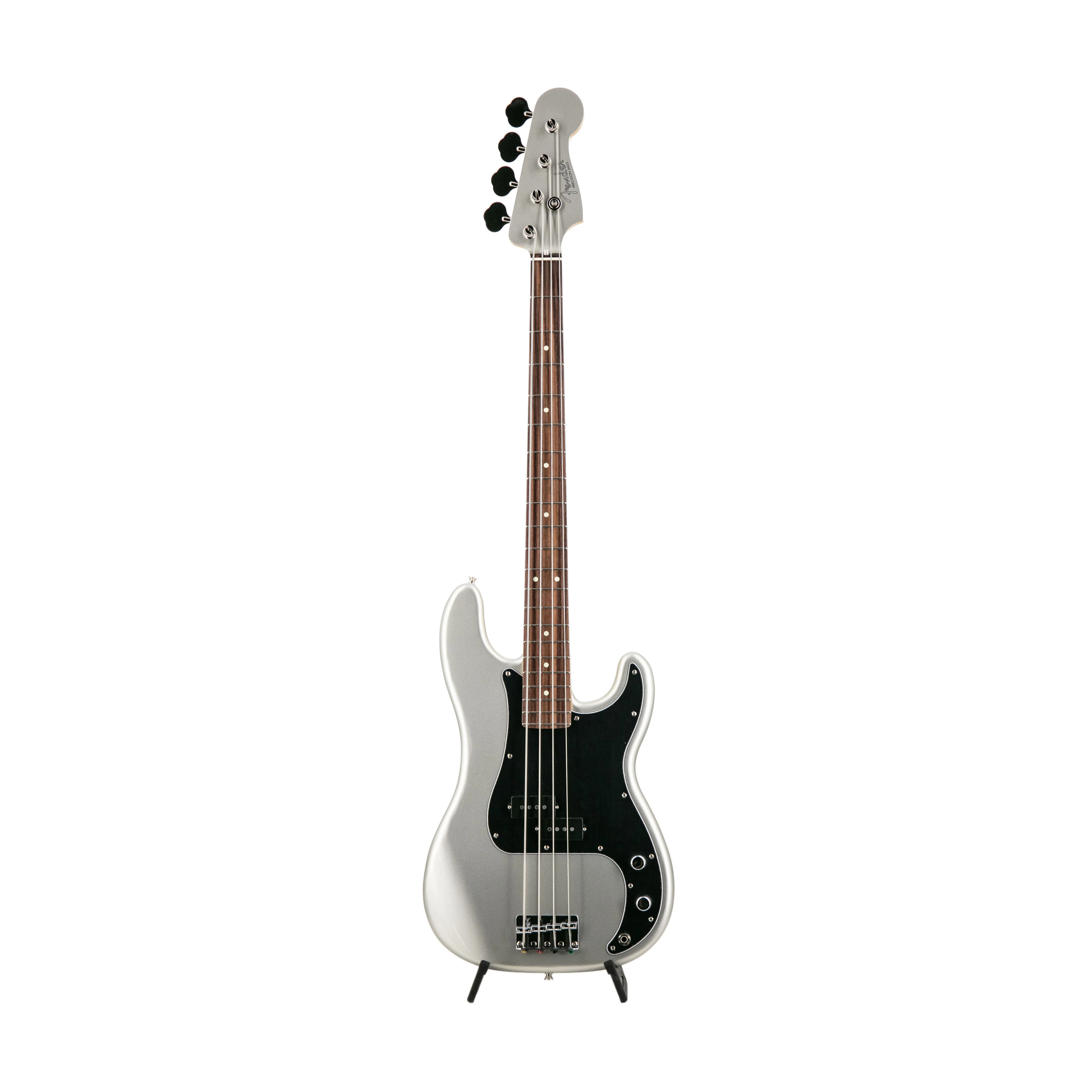Fender FSR Collection Hybrid II Precision Bass Guitar, RW FB, Inca Silver