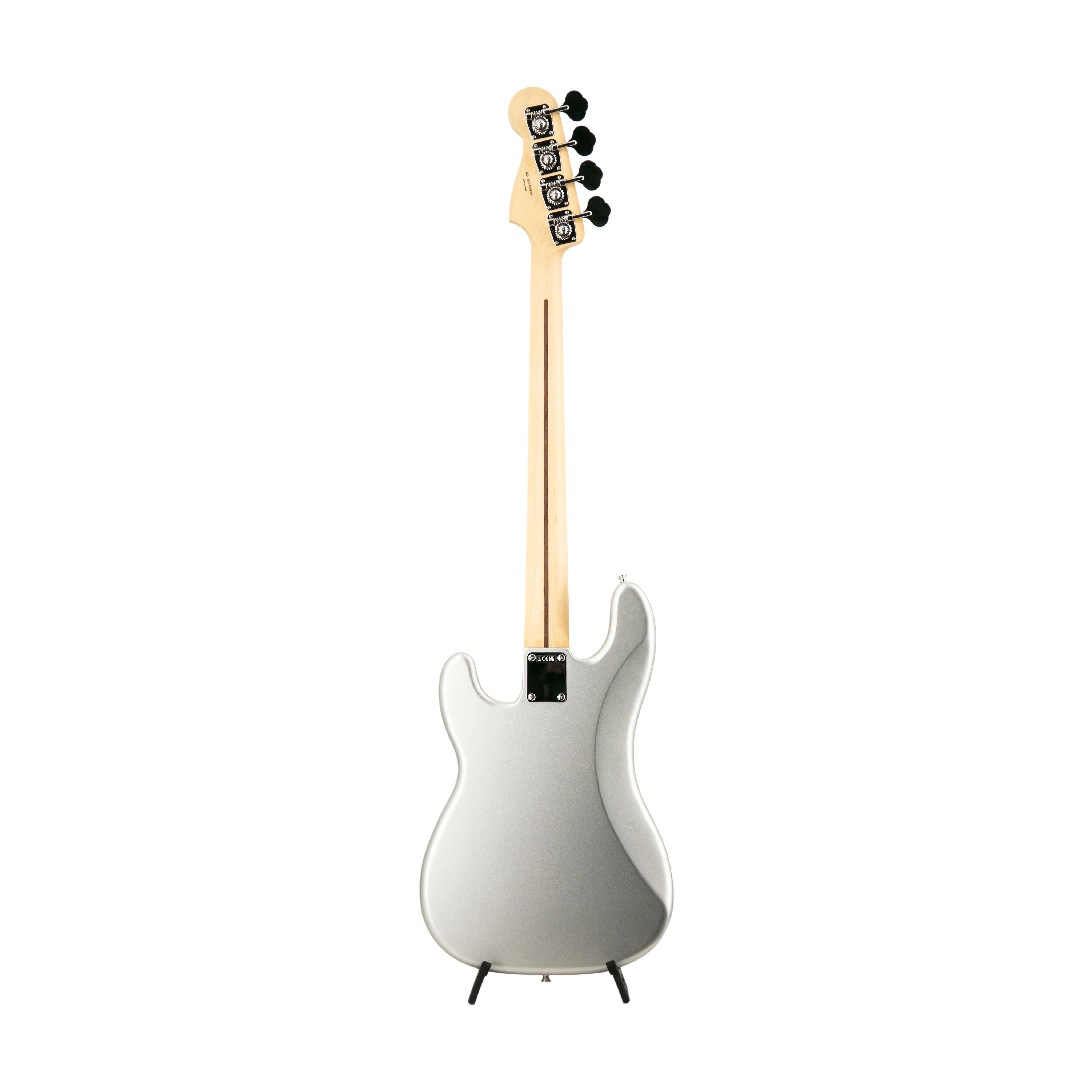 Fender FSR Collection Hybrid II Precision Bass Guitar, RW FB, Inca Silver - Image 2