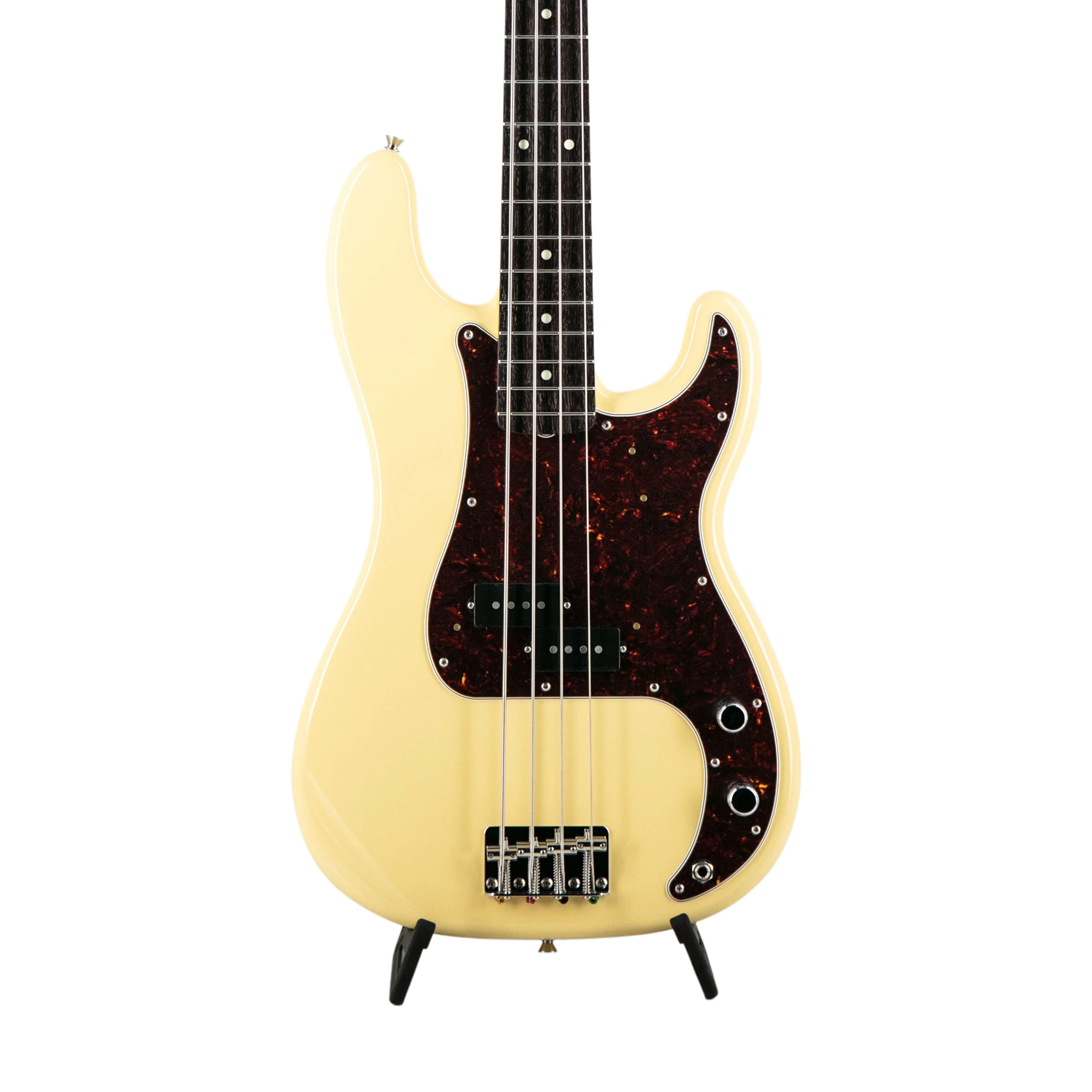 Fender FSR Collection Traditional 60s Precision Bass Guitar, RW FB, Vintage White - Image 3