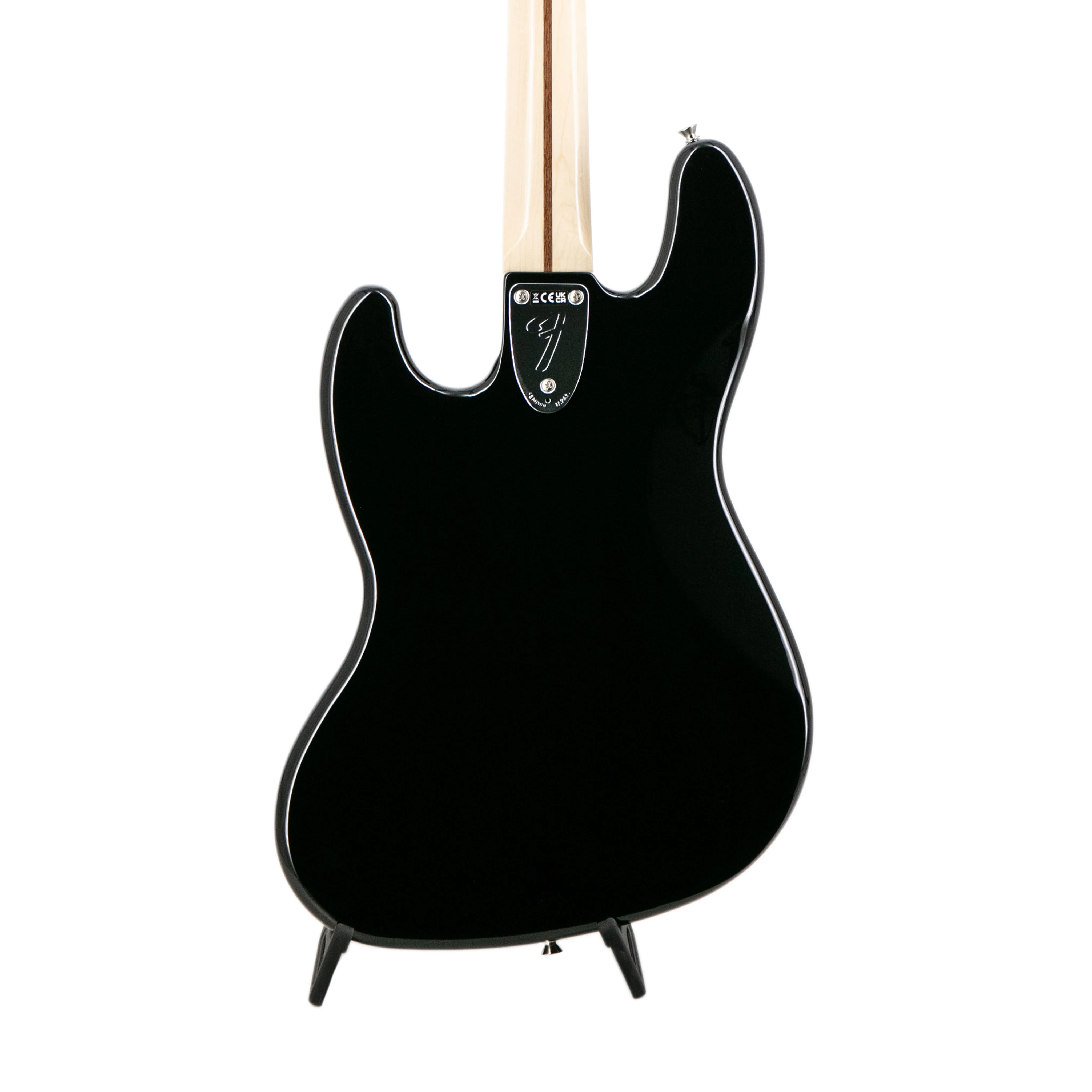 Fender FSR Collection Traditional 70s Jazz Bass Guitar, Maple FB, Black - Image 4