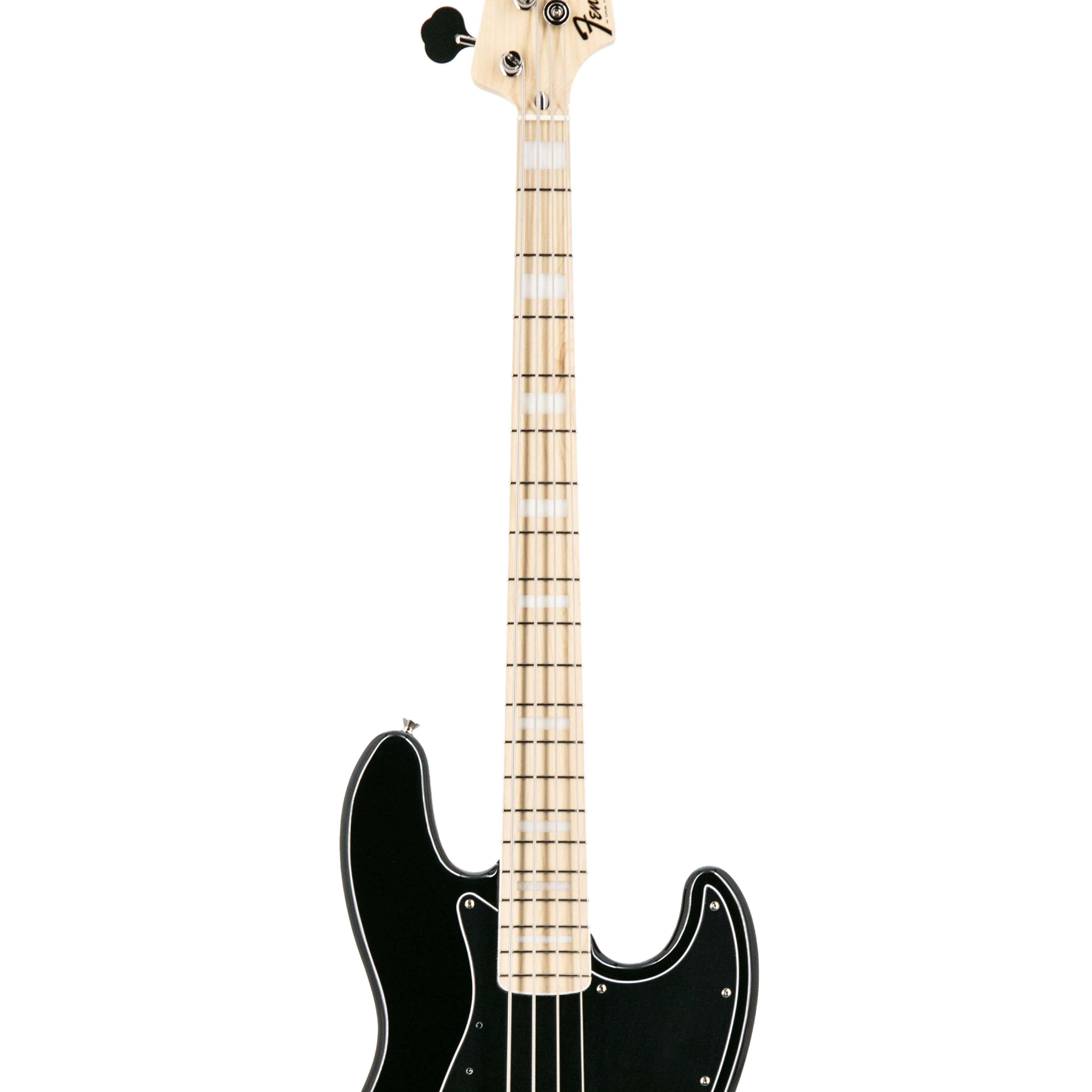 Fender FSR Collection Traditional 70s Jazz Bass Guitar, Maple FB, Black - Image 5
