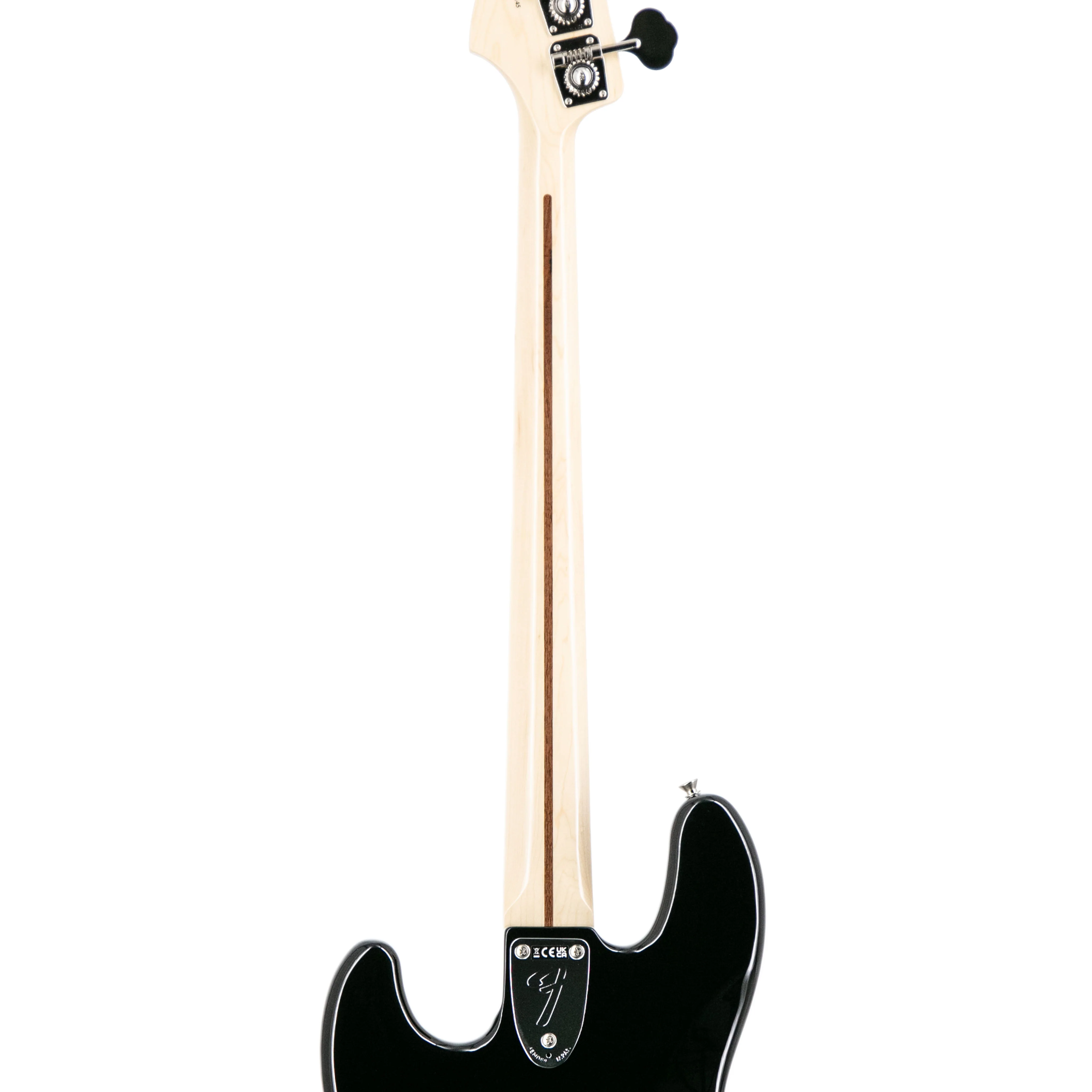 Fender FSR Collection Traditional 70s Jazz Bass Guitar, Maple FB, Black - Image 6
