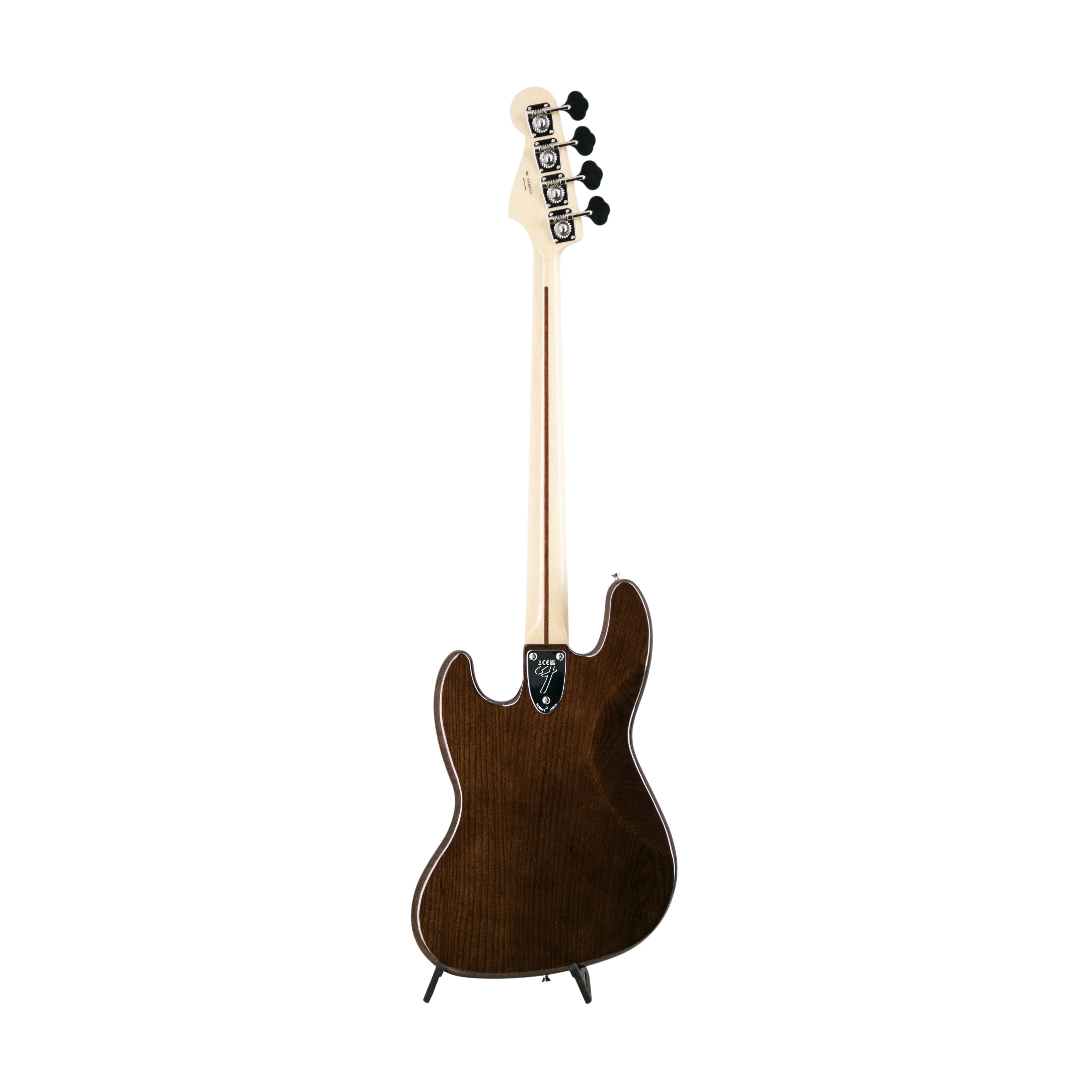 Fender FSR Collection Traditional 70s Jazz Bass Guitar, RW FB, Walnut - Image 2