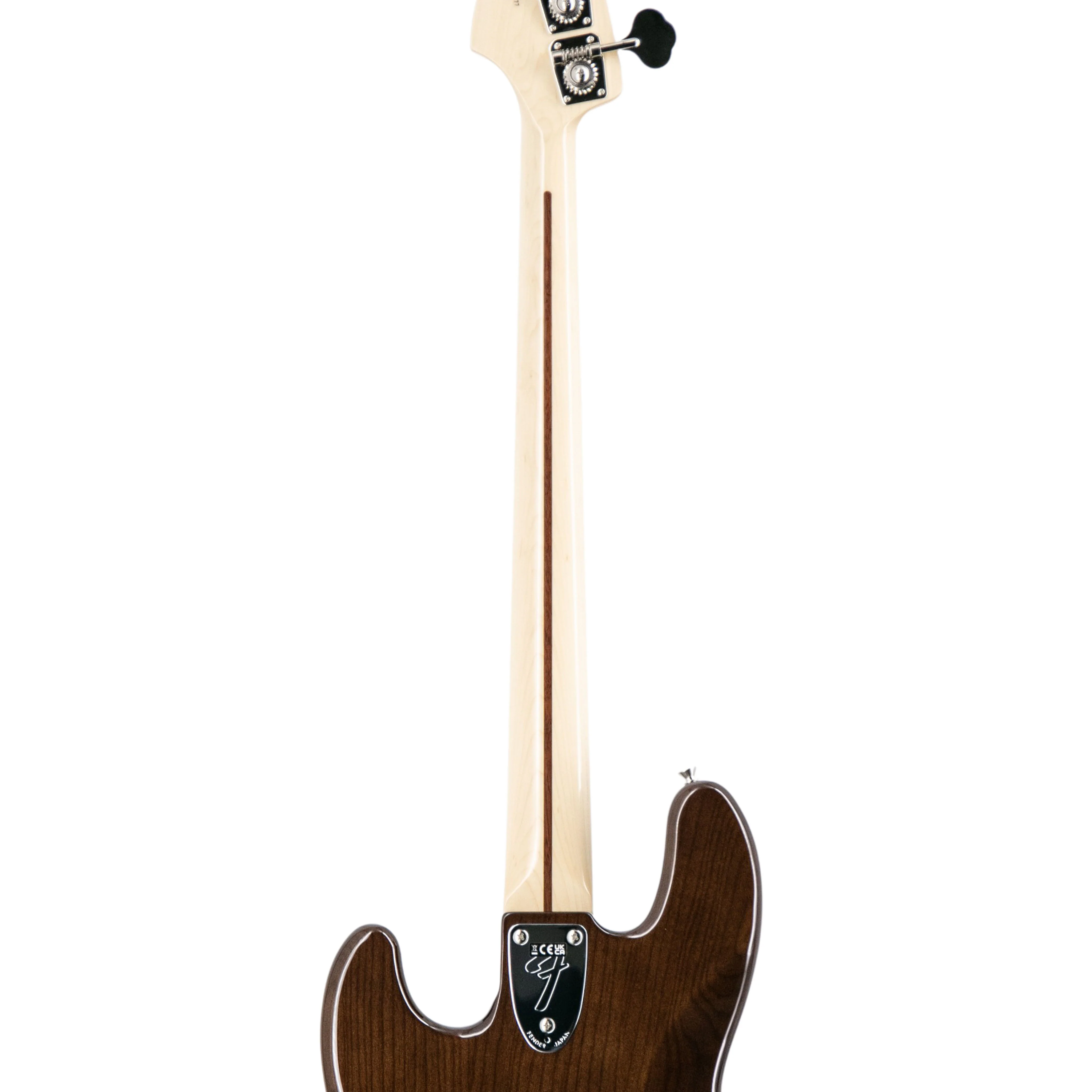 Fender FSR Collection Traditional 70s Jazz Bass Guitar, RW FB, Walnut - Image 6