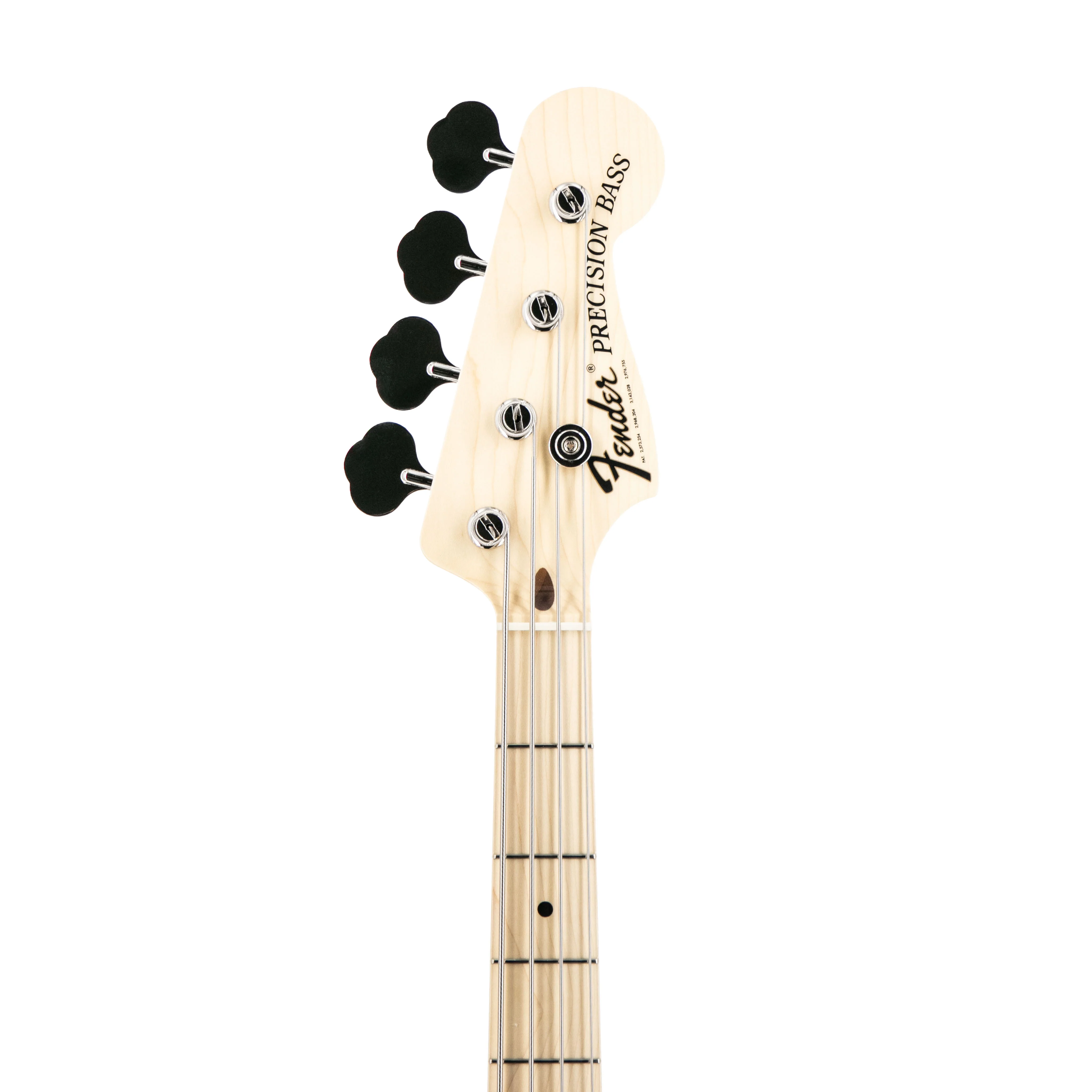 Fender FSR Collection Traditional 70s Precision Bass Guitar, Maple FB, Black - Image 7