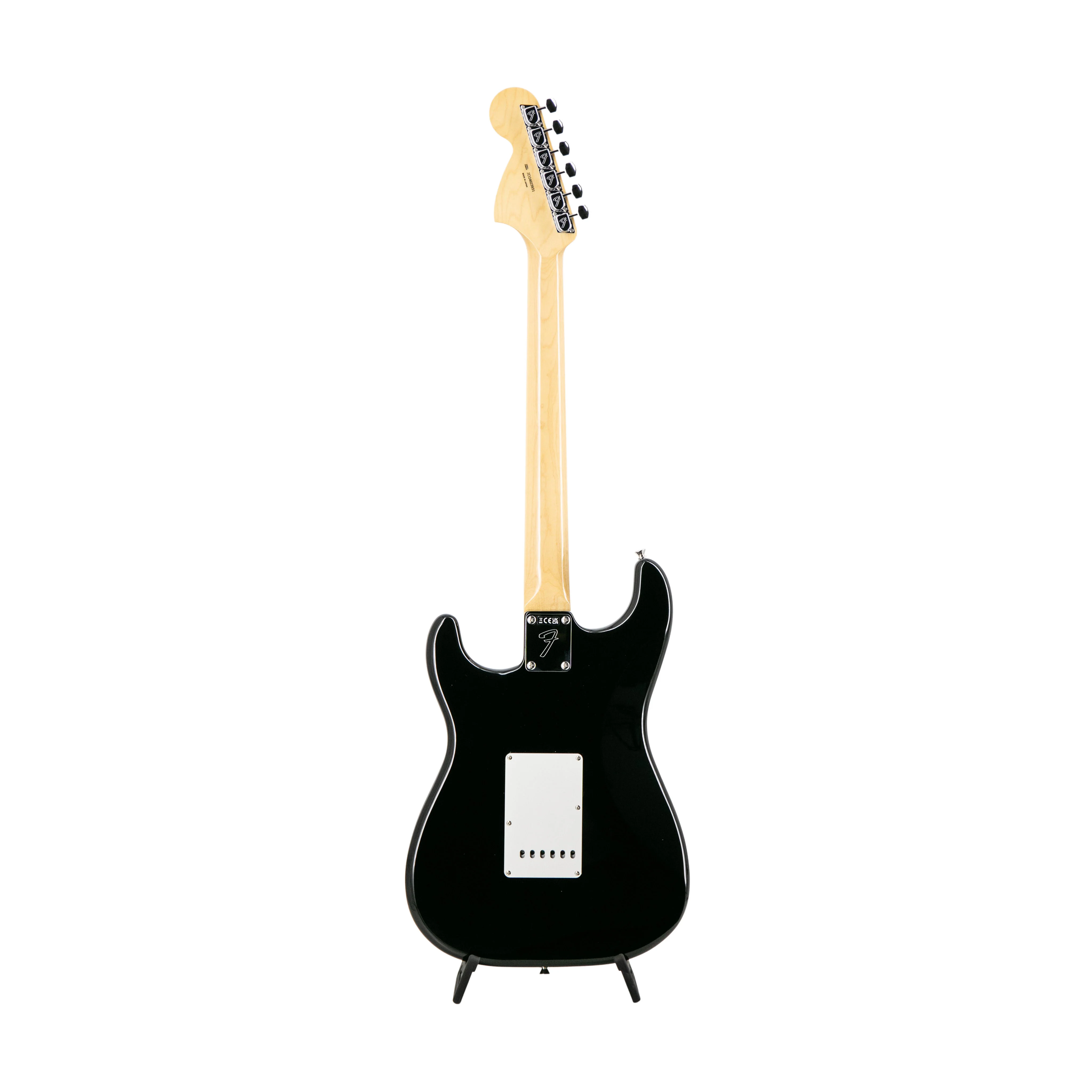 Fender FSR Collection Traditional Late 60s Stratocaster Guitar, Maple FB, Black - Image 2