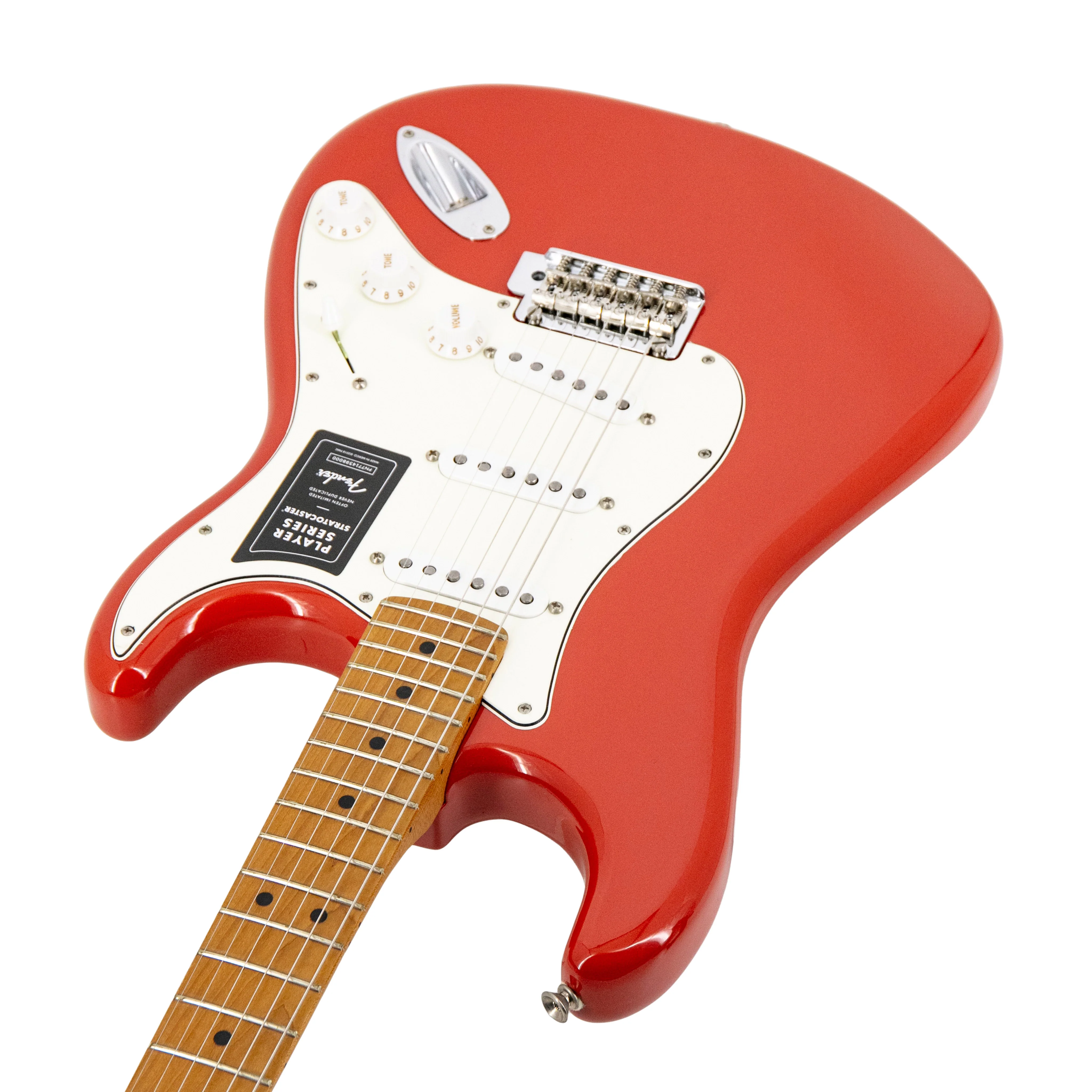 Fender FSR Player Stratocaster Fat 50s Electric Guitar, Roasted Maple FB, Fiesta Red, MX2310XXXX - Image 2