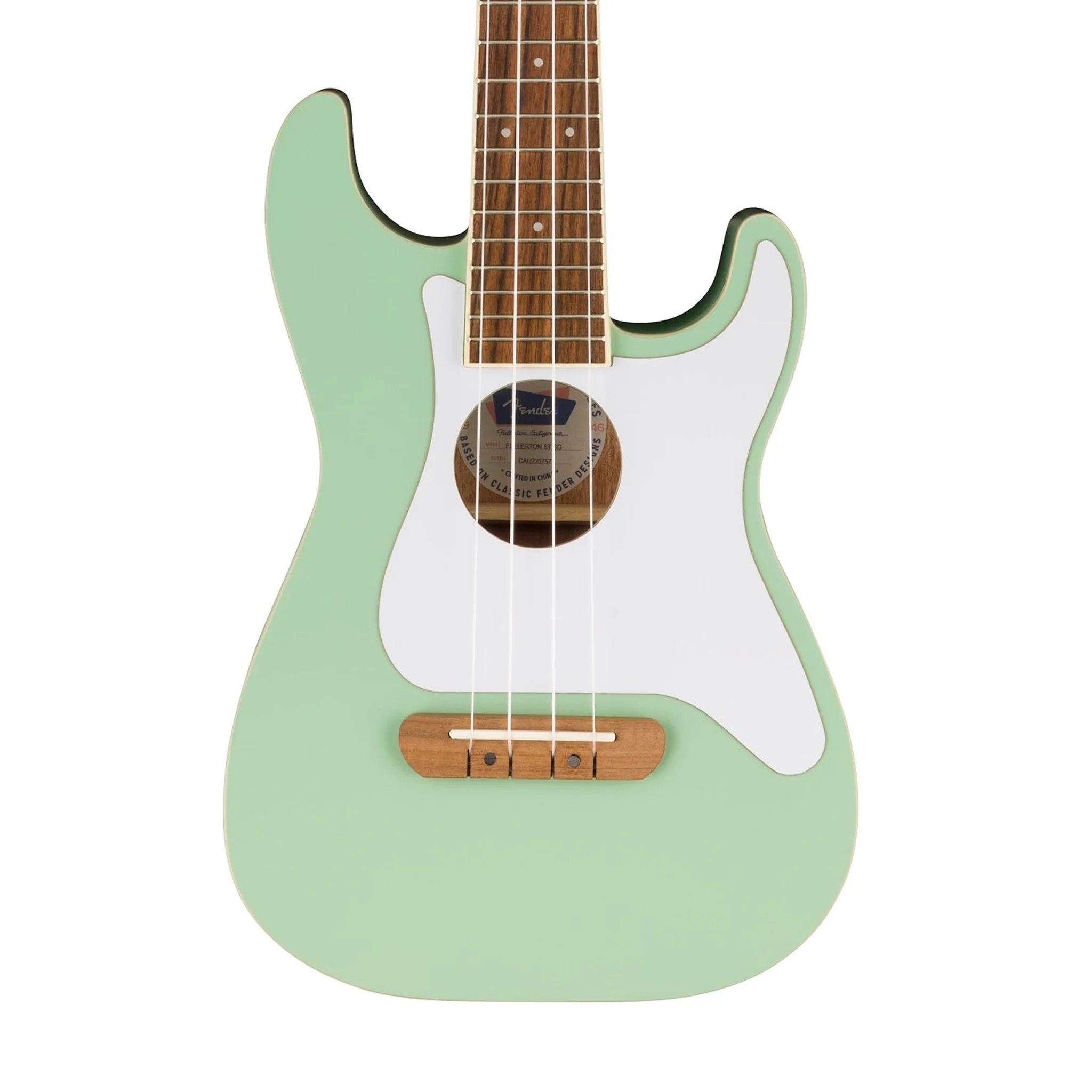 Fender Fullerton Stratocaster Ukulele, Surf Green - Image 4