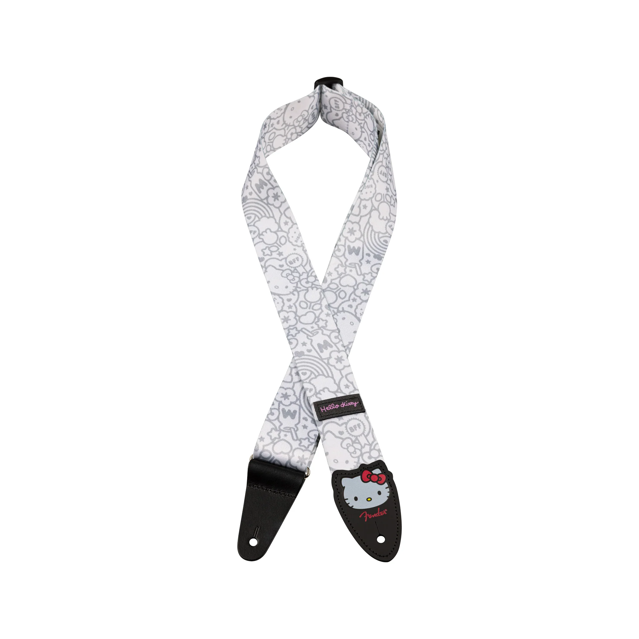 Fender Hello Kitty Poly Guitar Strap, White