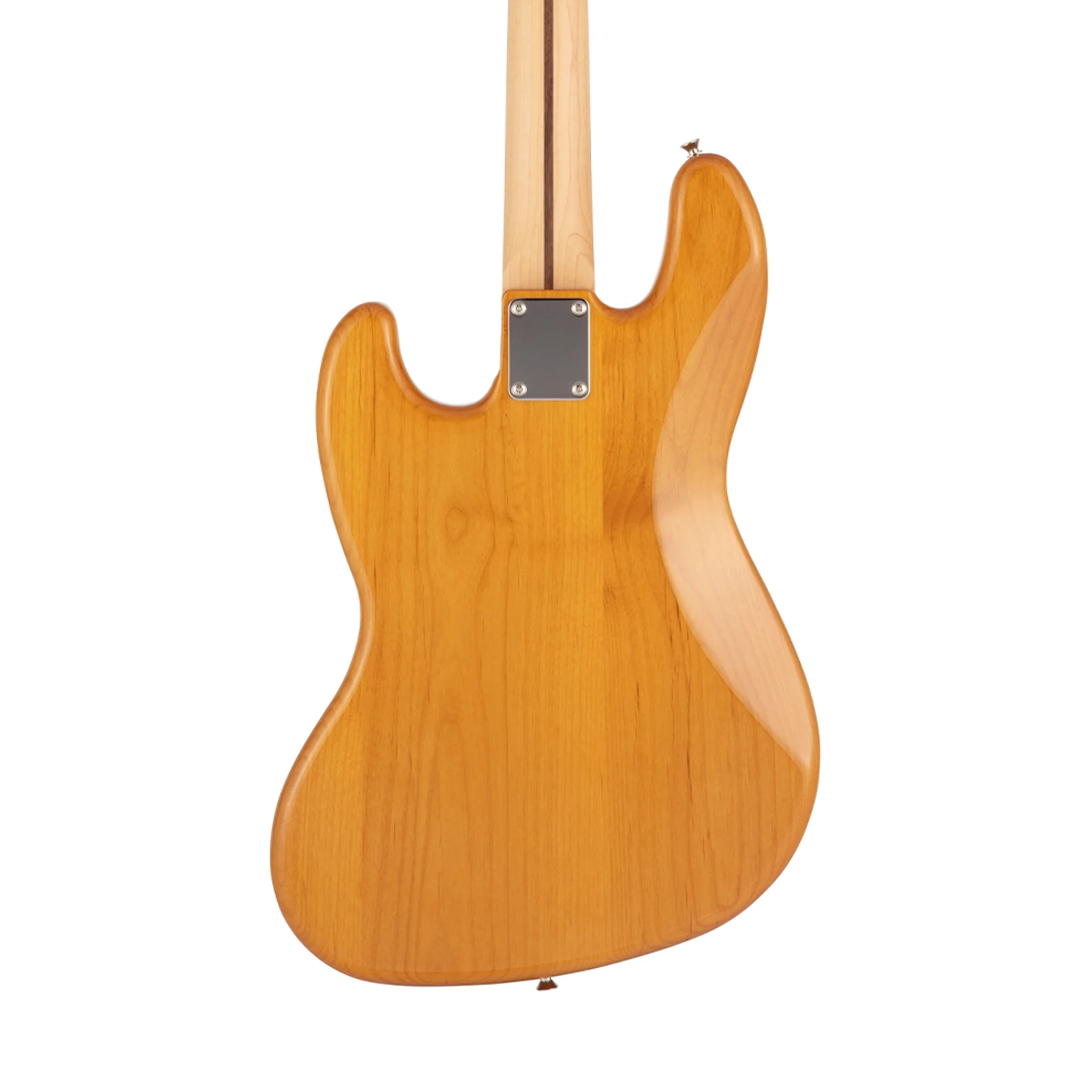 Fender Japan Hybrid II Jazz Bass Guitar, Maple FB, Vintage Natural - Image 4