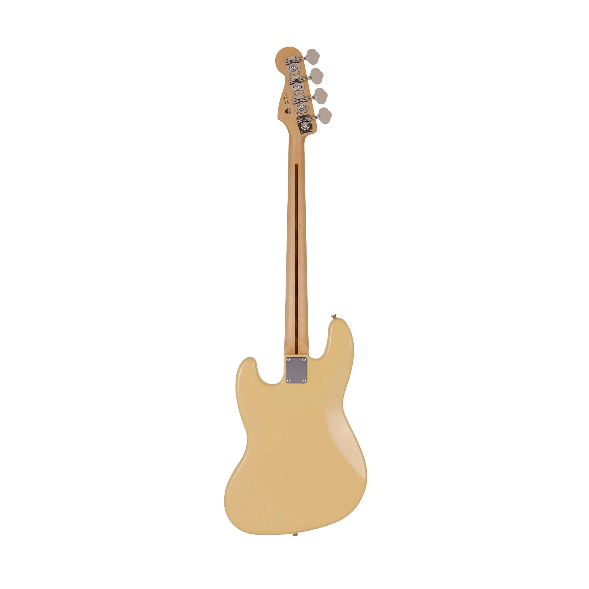 Fender Japan Hybrid II Jazz Bass Guitar, Maple FB, Vintage White - Image 2