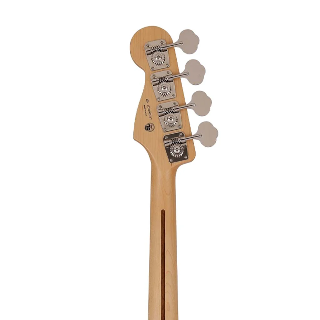 Fender Japan Hybrid II Jazz Bass Guitar, Maple FB, Vintage White - Image 7