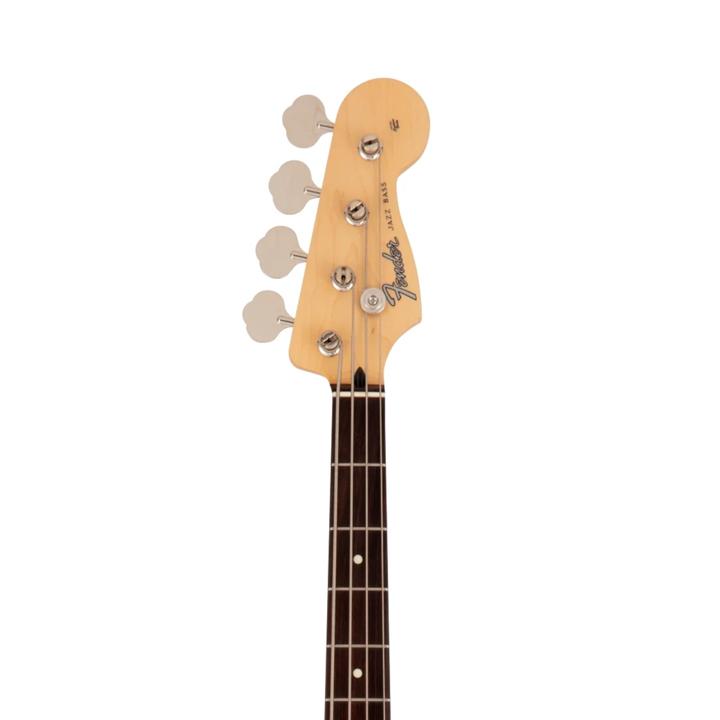 Fender Japan Hybrid II Jazz Bass Guitar, RW FB, Arctic White - Image 4