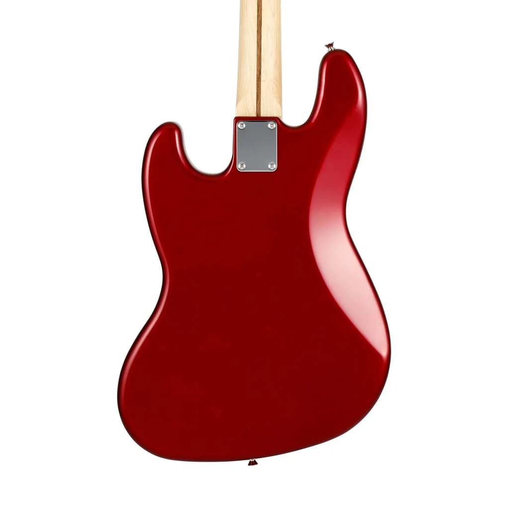 Fender Japan Hybrid II Jazz Bass Guitar, RW FB, Candy Apple Red - Image 4