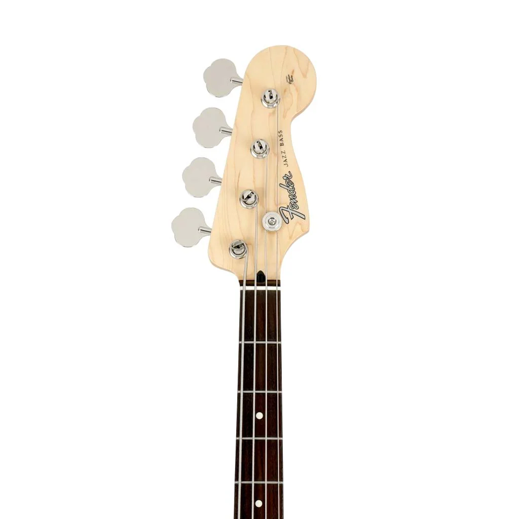 Fender Japan Hybrid II Jazz Bass Guitar, RW FB, Candy Apple Red - Image 6