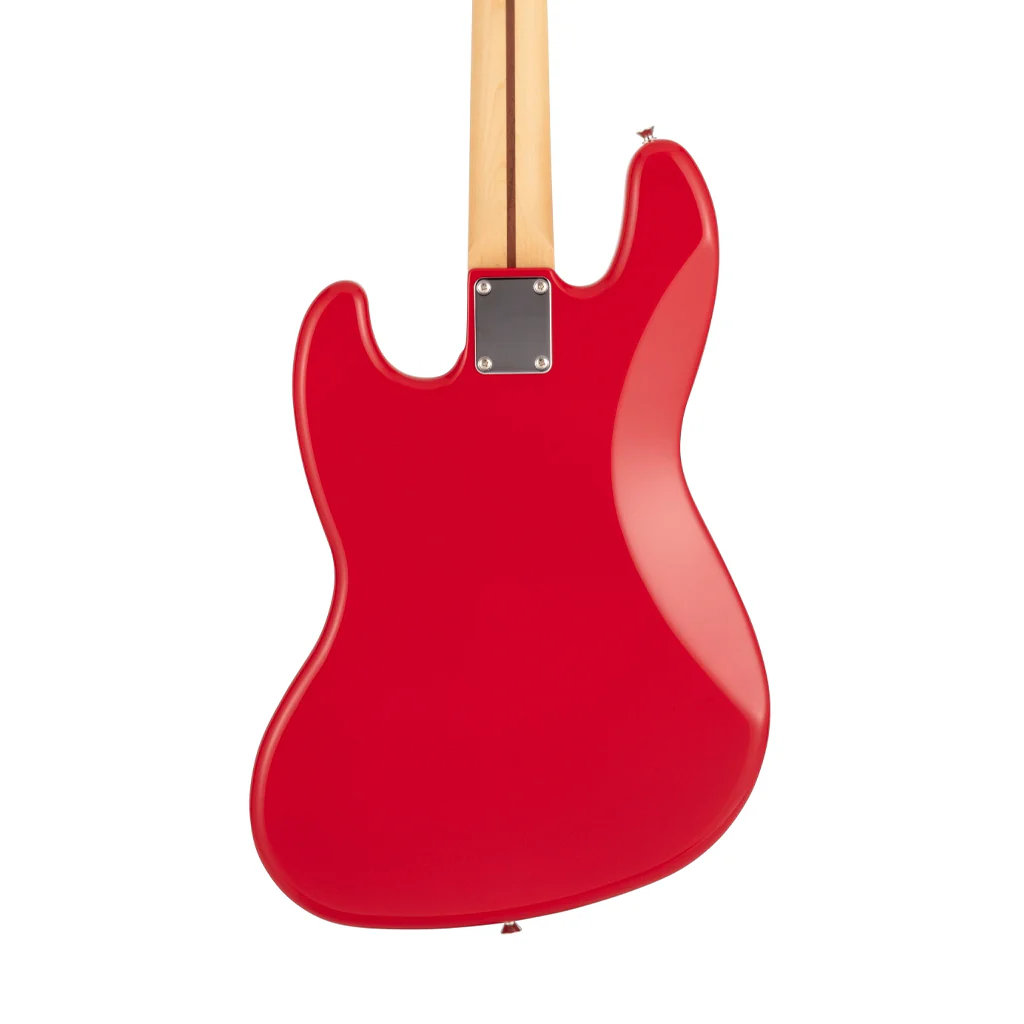 Fender Japan Hybrid II Jazz Bass Guitar, RW FB, Modena Red - Image 4