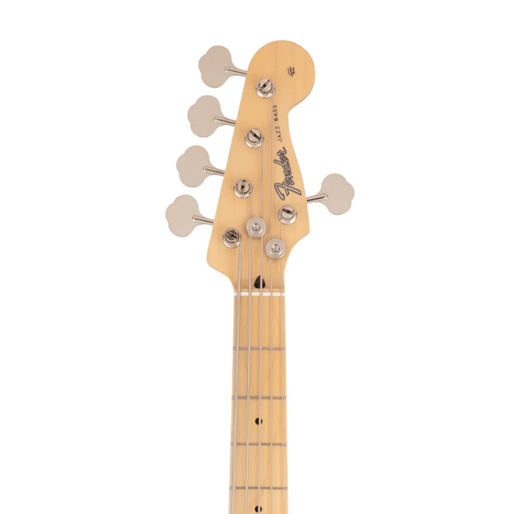 Fender Japan Hybrid II Jazz Bass V Guitar, Maple FB, Vintage Natural - Image 5