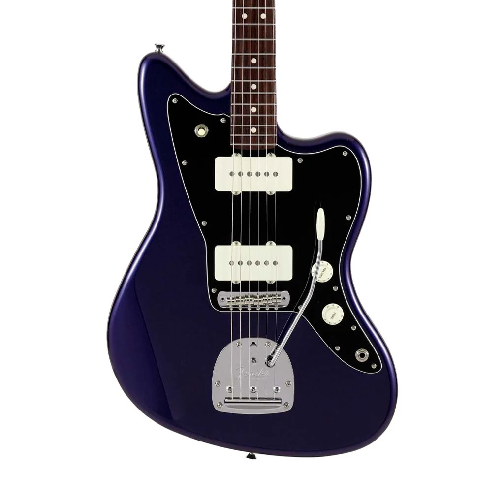 Fender Japan Hybrid II Jazzmaster Electric Guitar, RW FB, Azure Metallic - Image 3