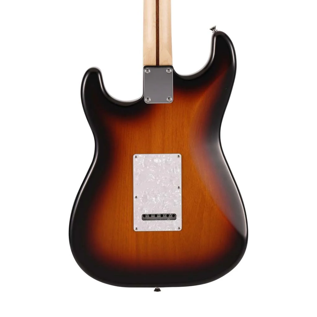 Fender Japan Hybrid II Stratocaster Electric Guitar, RW FB, Mystic 3-Tone Sunburst - Image 4