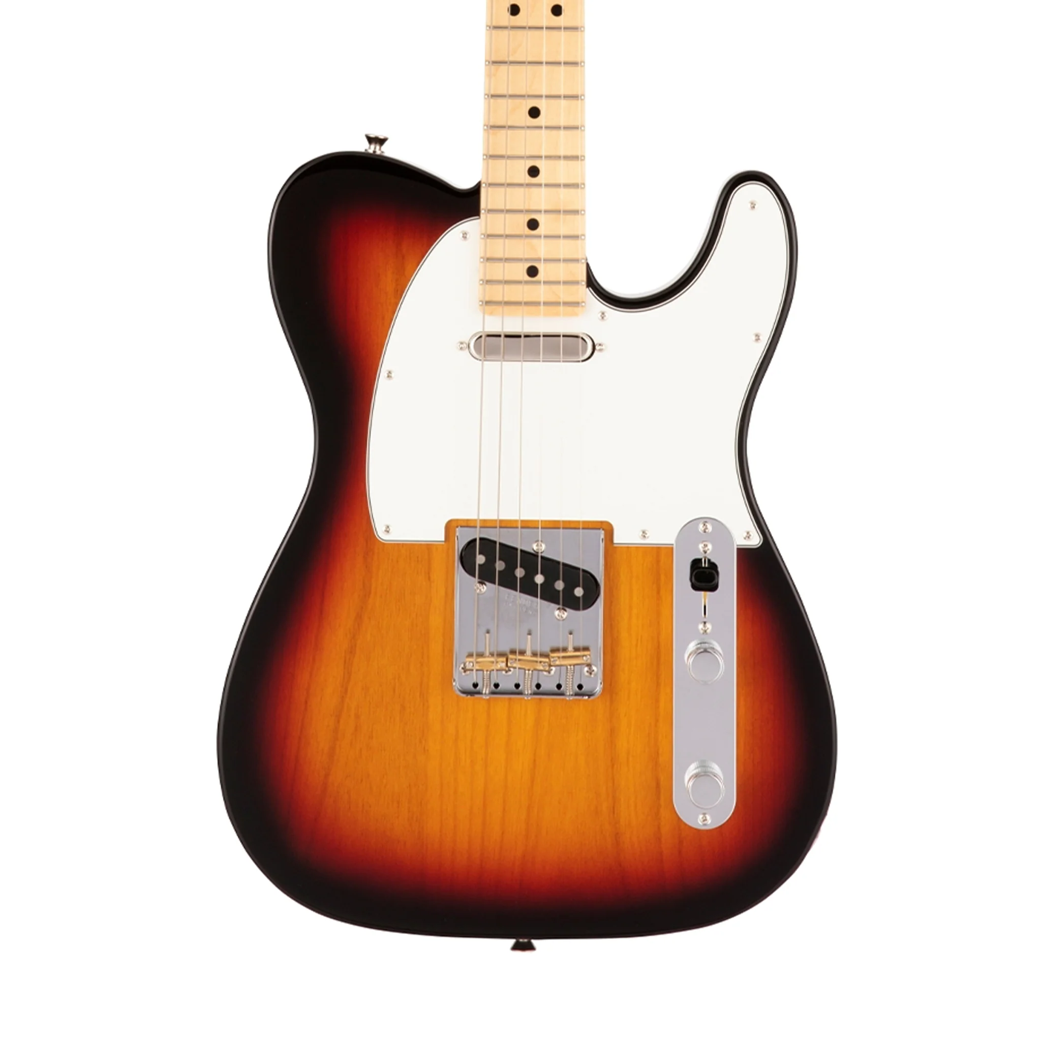 Fender Japan Hybrid II Telecaster Electric Guitar, Maple FB, 3-Color Sunburst - Image 3
