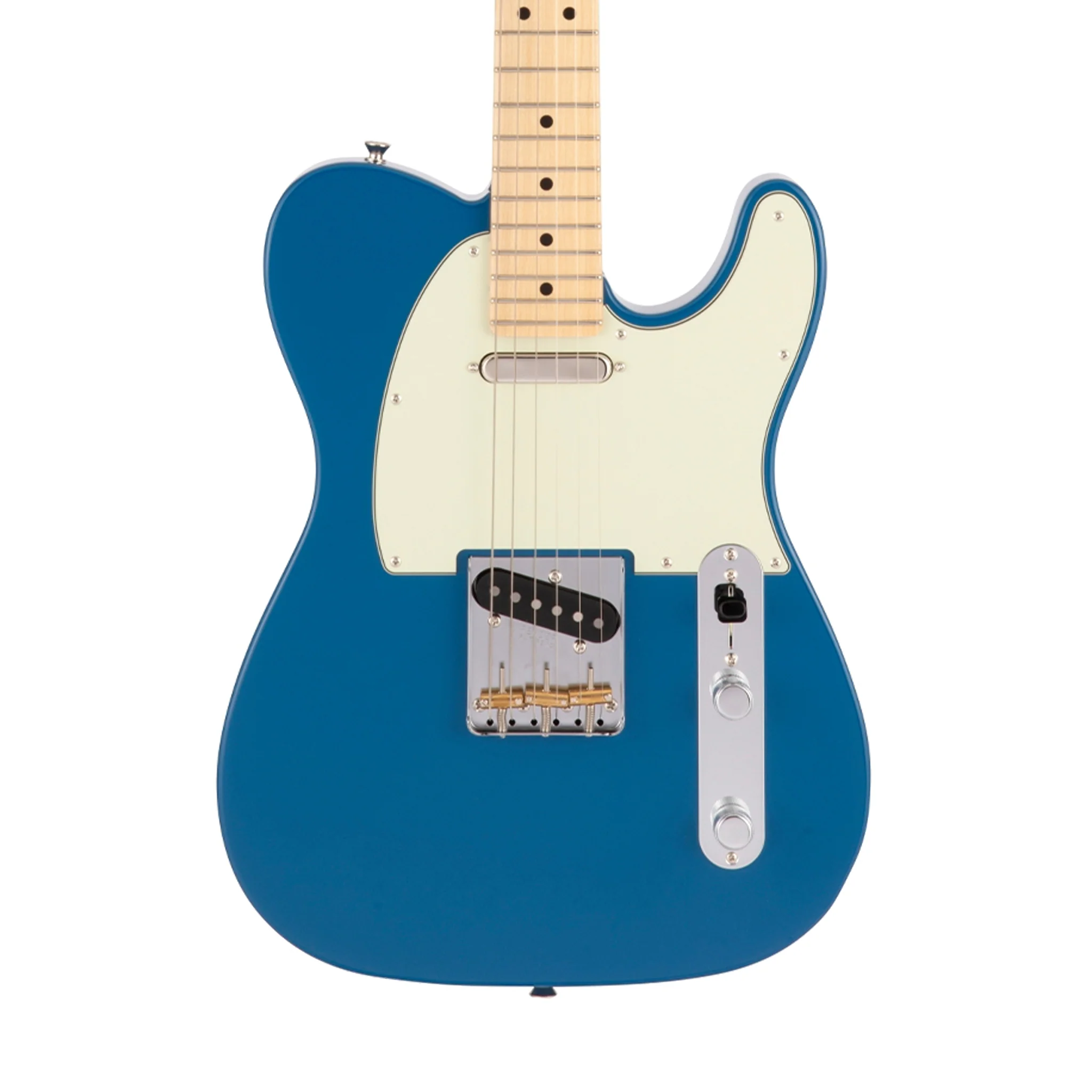 Fender Japan Hybrid II Telecaster Electric Guitar, Maple FB, Forest Blue - Image 3