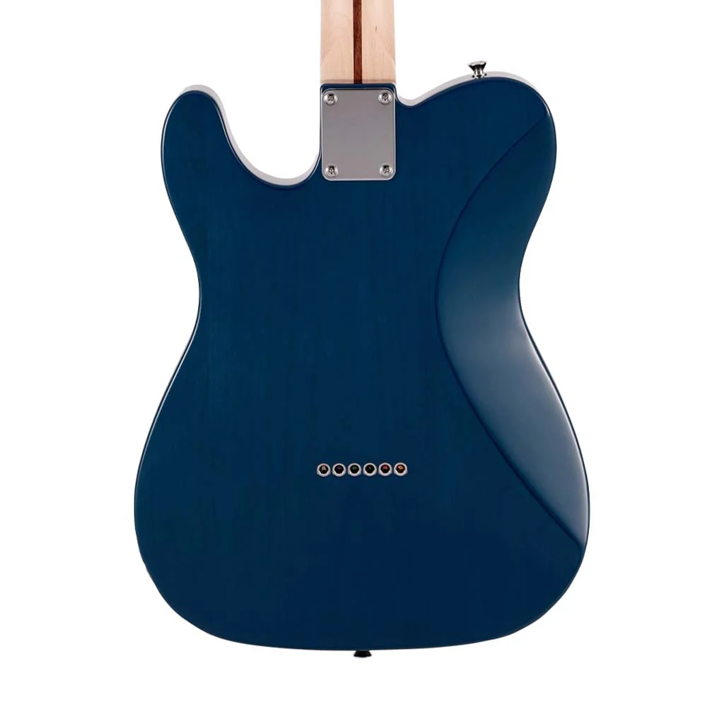 Fender Japan Hybrid II Telecaster Electric Guitar, Maple FB, Indigo Transparent - Image 4